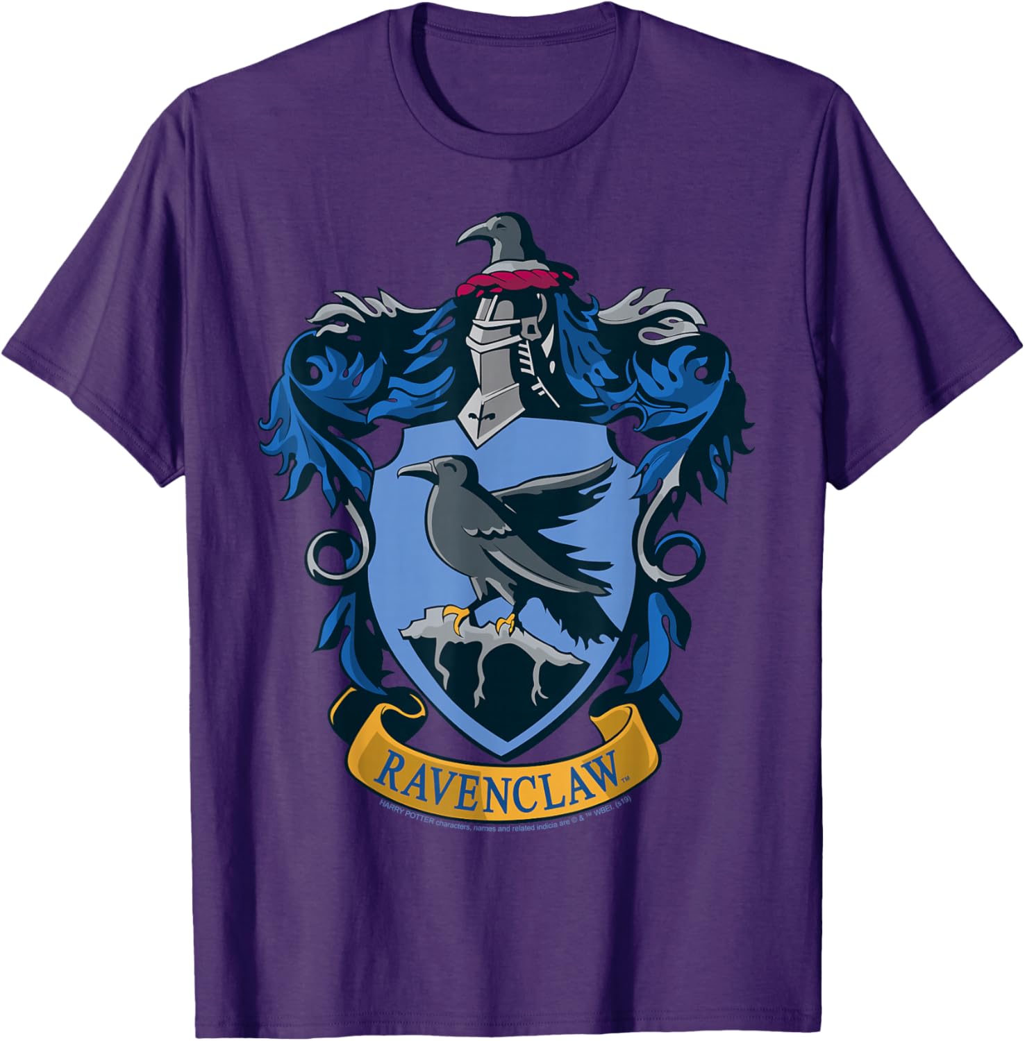 Ravenclaw Hogwarts House Nouveau Crest T-Shirt for Harry Potter Fans - 14
