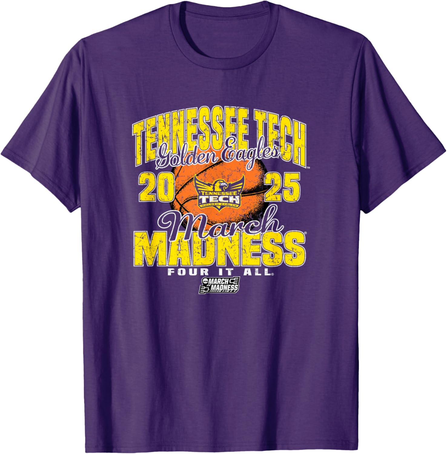 Tennessee Tech Golden Eagles March Madness 2025 Women's T-Shirt - Sports Apparel - 1