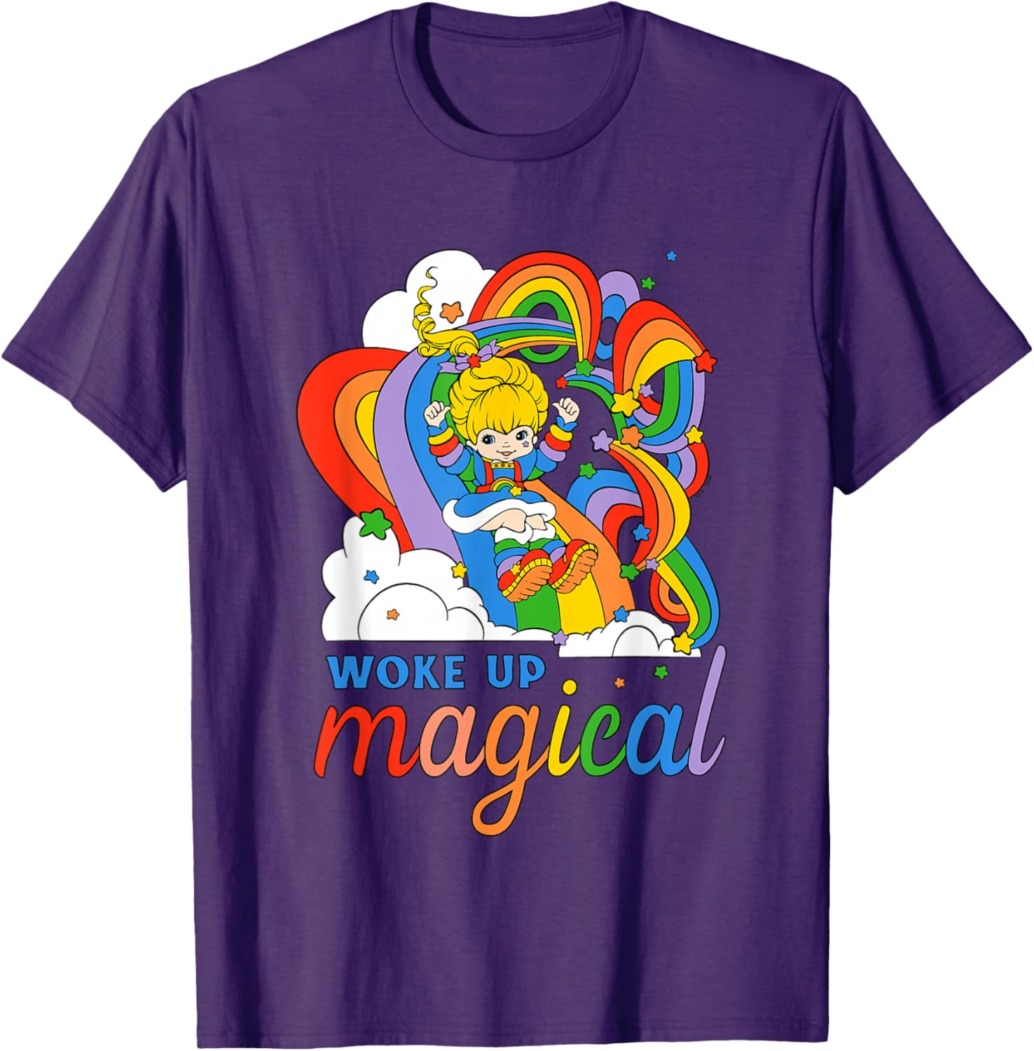 Rainbow Brite Vintage Slide T-Shirt Magical Retro Style for All Ages - 7