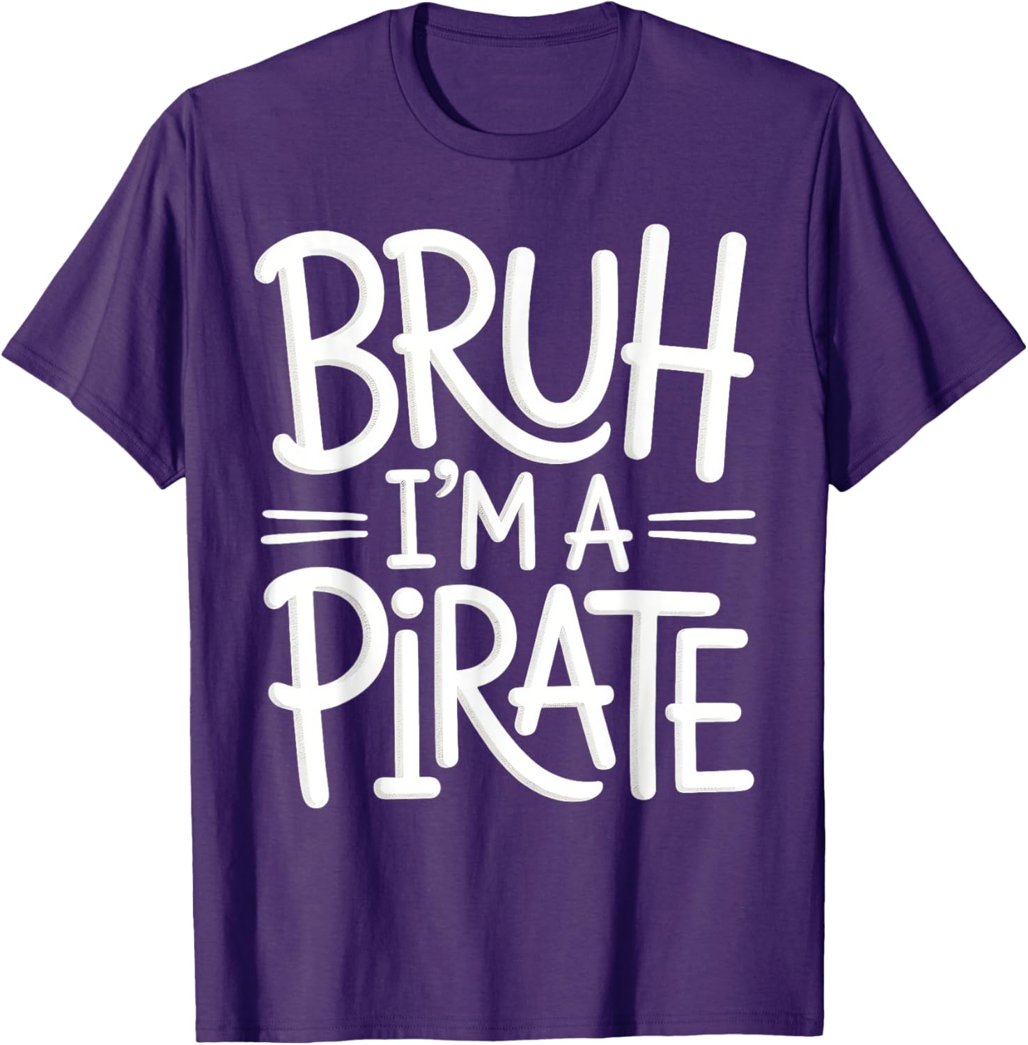 Bruh Pirate Lazy Halloween Costume Kids T-Shirt for Fun Dress-Up - 21
