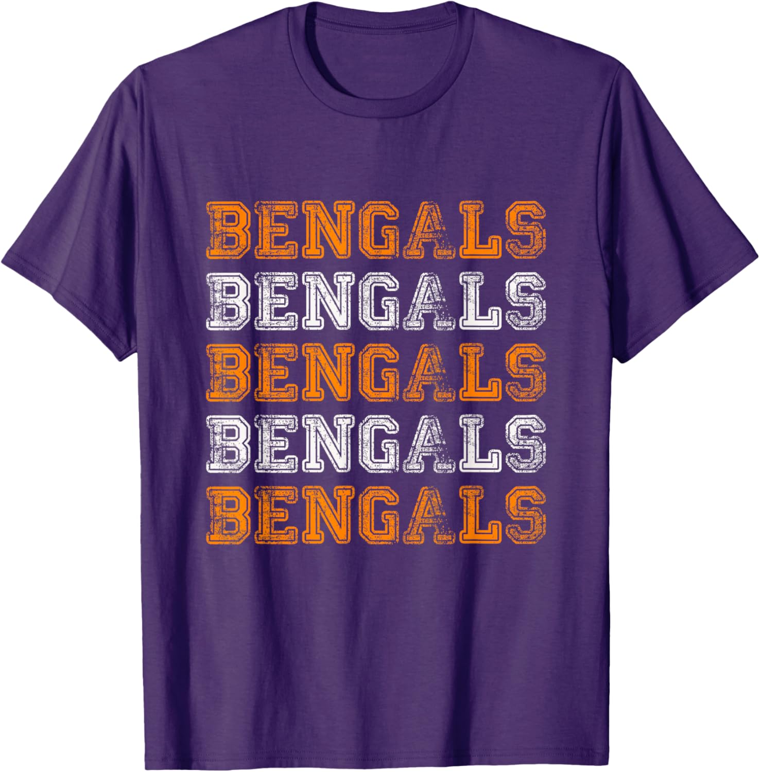 Vintage Retro Bengals T-Shirt for Trendy Sports Fans and Style Enthusiasts - 8
