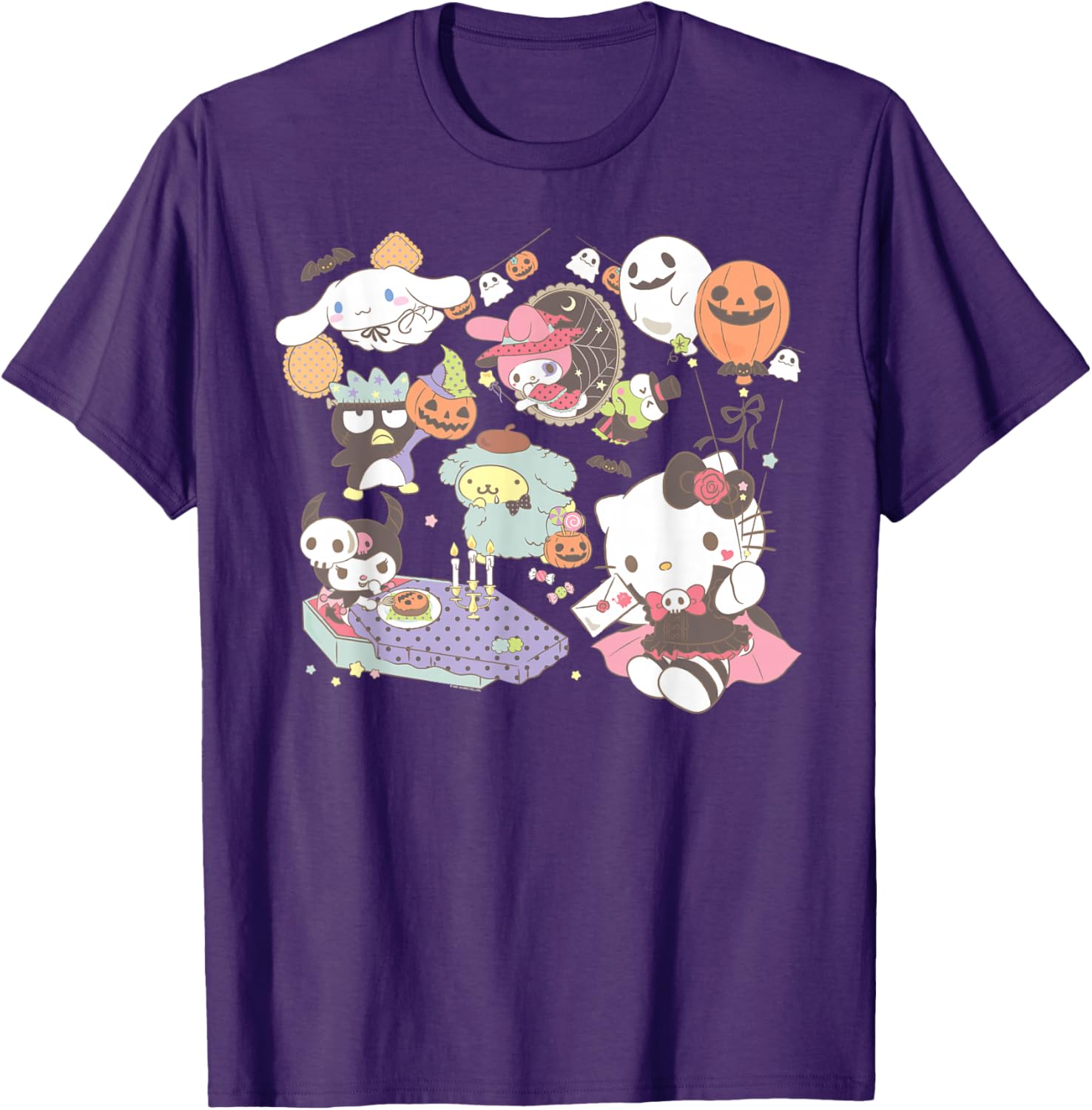 Sanrio Characters Halloween T-Shirt Fun Costume Party Apparel - 9