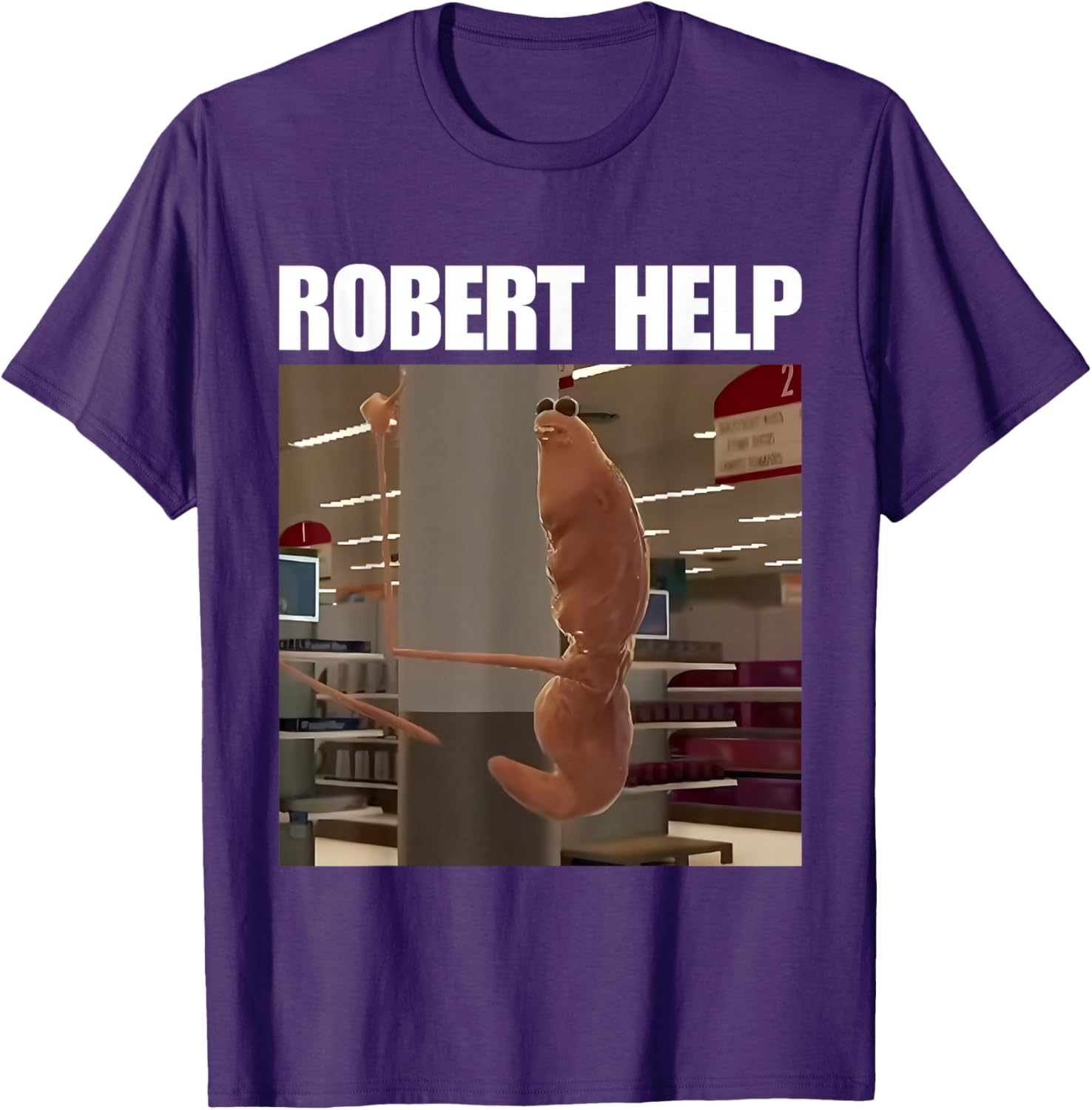 Robert Help Marcus The Worm T-Shirt for Fun Fashion Lovers - 4