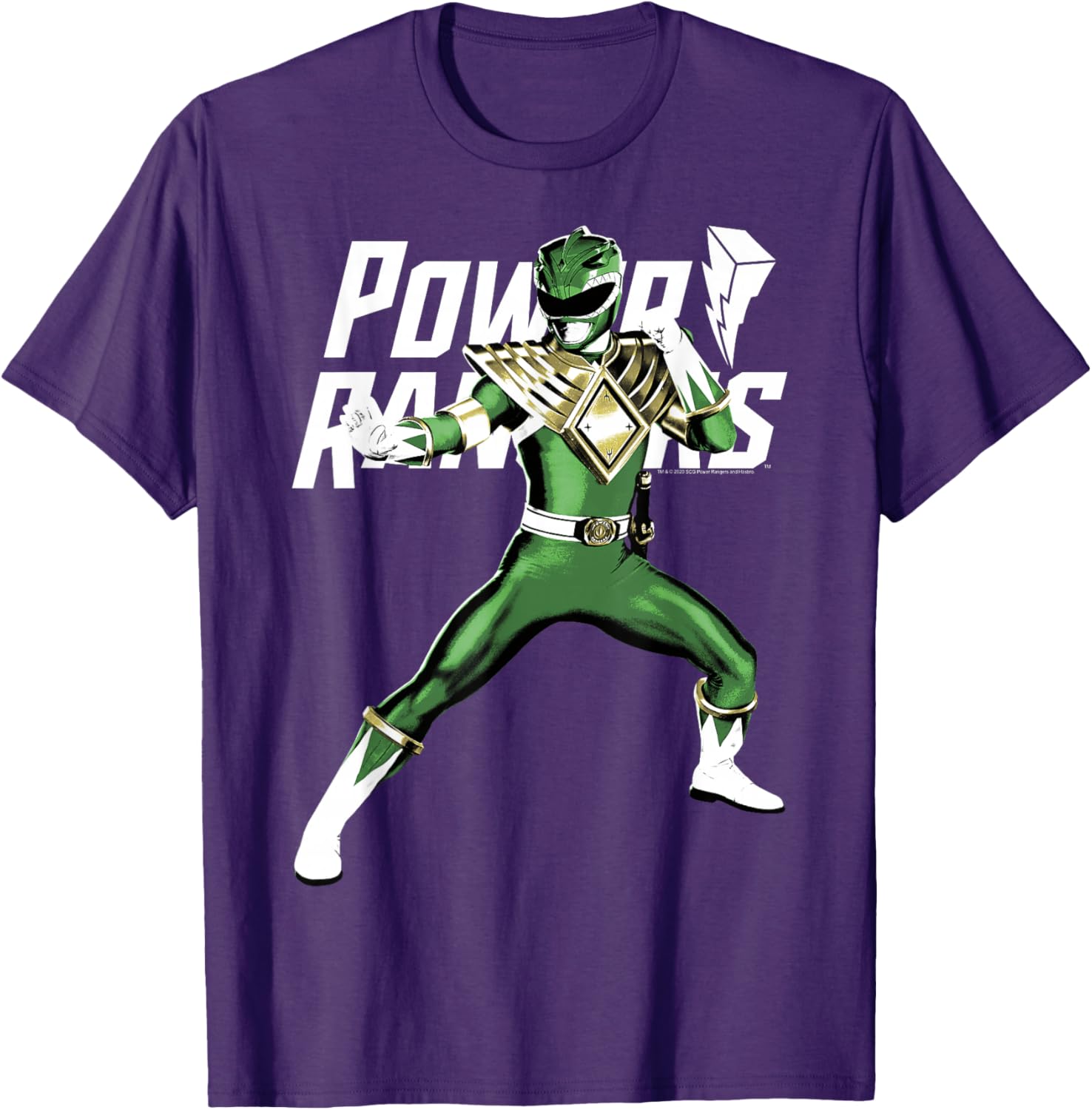 Power Rangers Green Ranger Karate Action Pose T-Shirt for Fans - 11