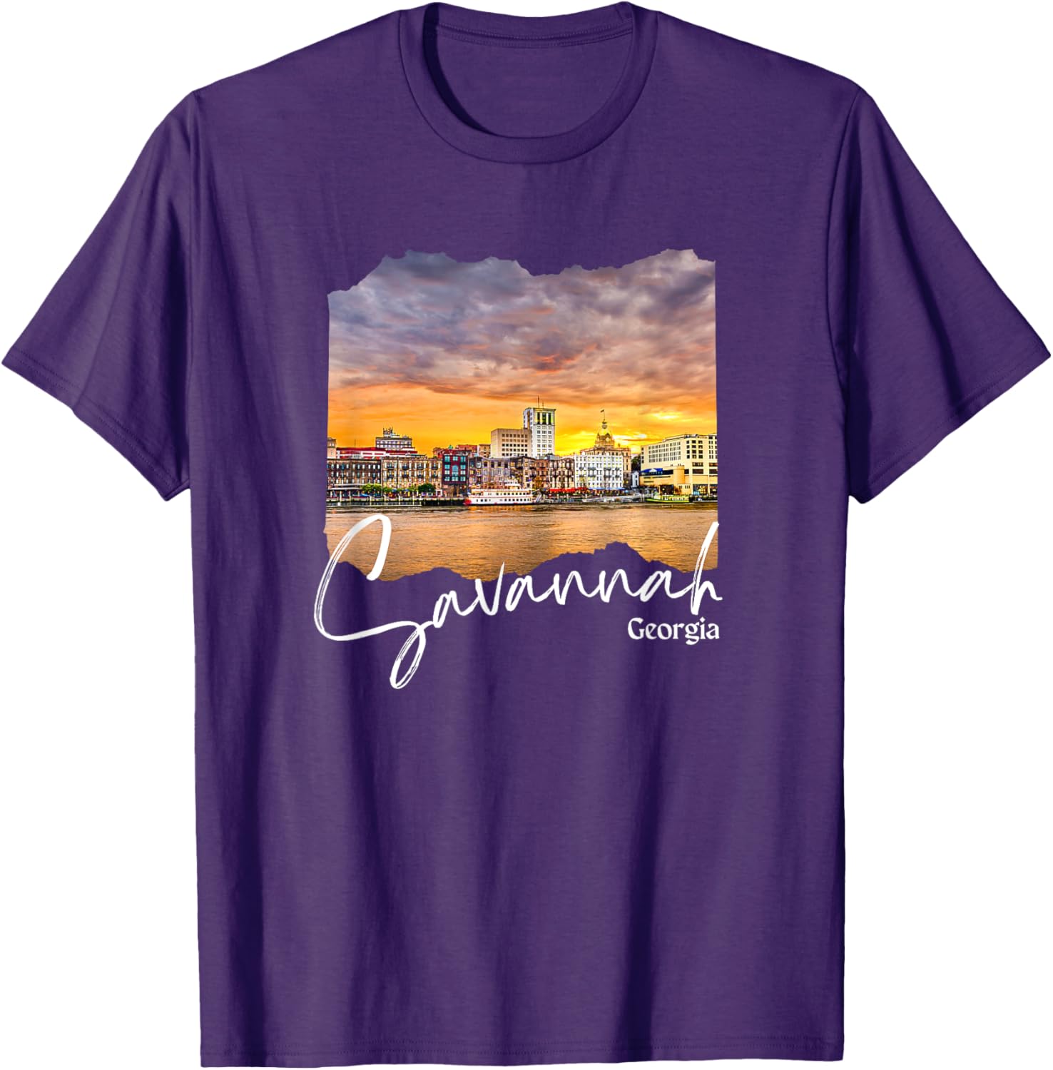 Savannah Georgia Souvenir T-Shirt Perfect for Beach Lovers and Tourists - 2