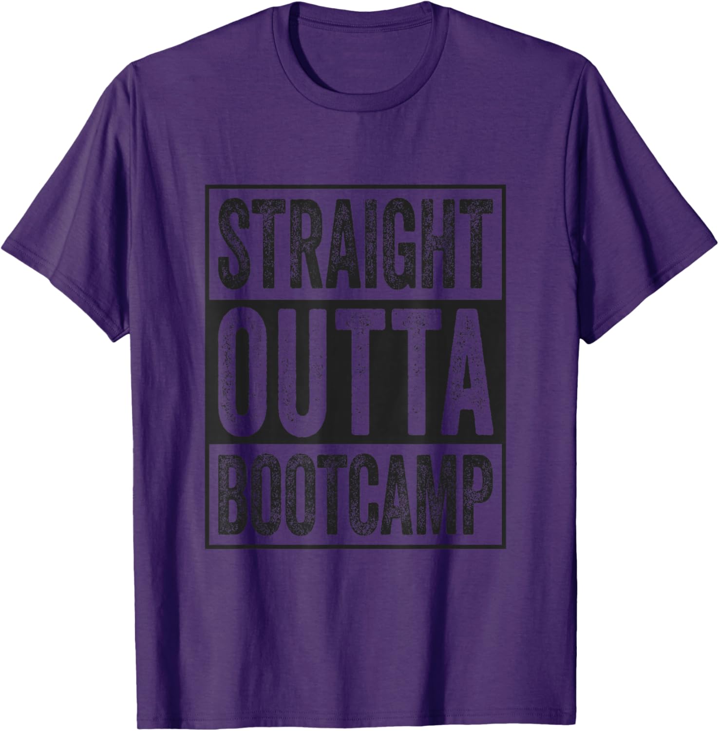 Straight Outta Bootcamp Soldier Basic Training Graduate T-Shirt - 11