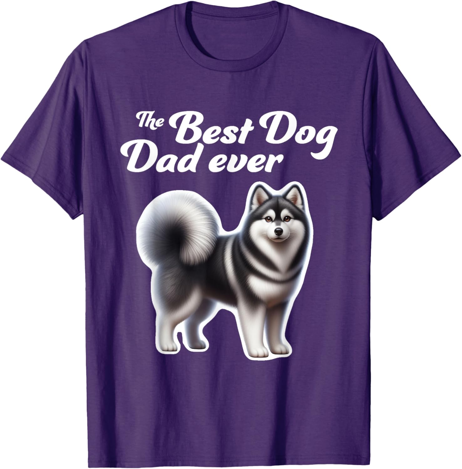 Best Dog Dad Ever Alaskan Klee Kai T-Shirt for Men and Women - 17