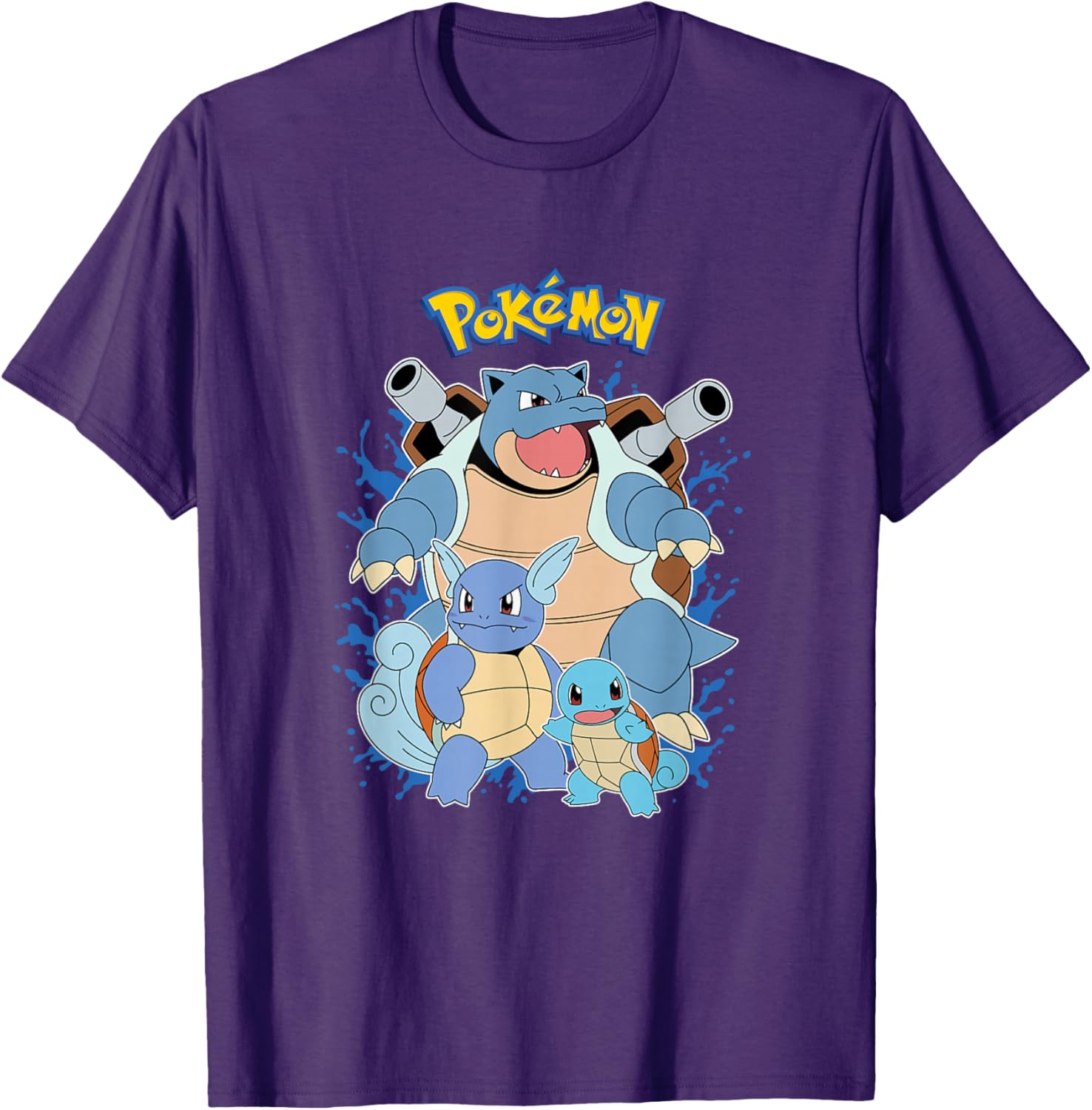 Squirtle Evolution T-Shirt for Pokémon Fans - Fun Graphic Tee Design - 2
