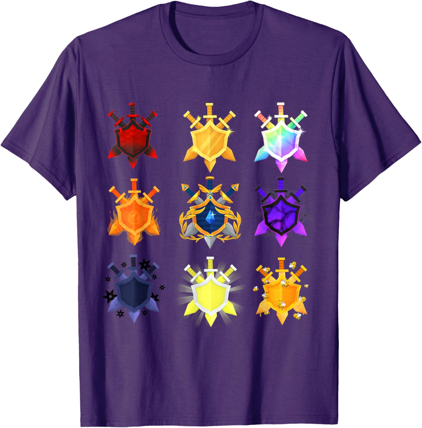 Treasure Quest Emblems T-Shirt for Adventure Lovers and Gamers - 7