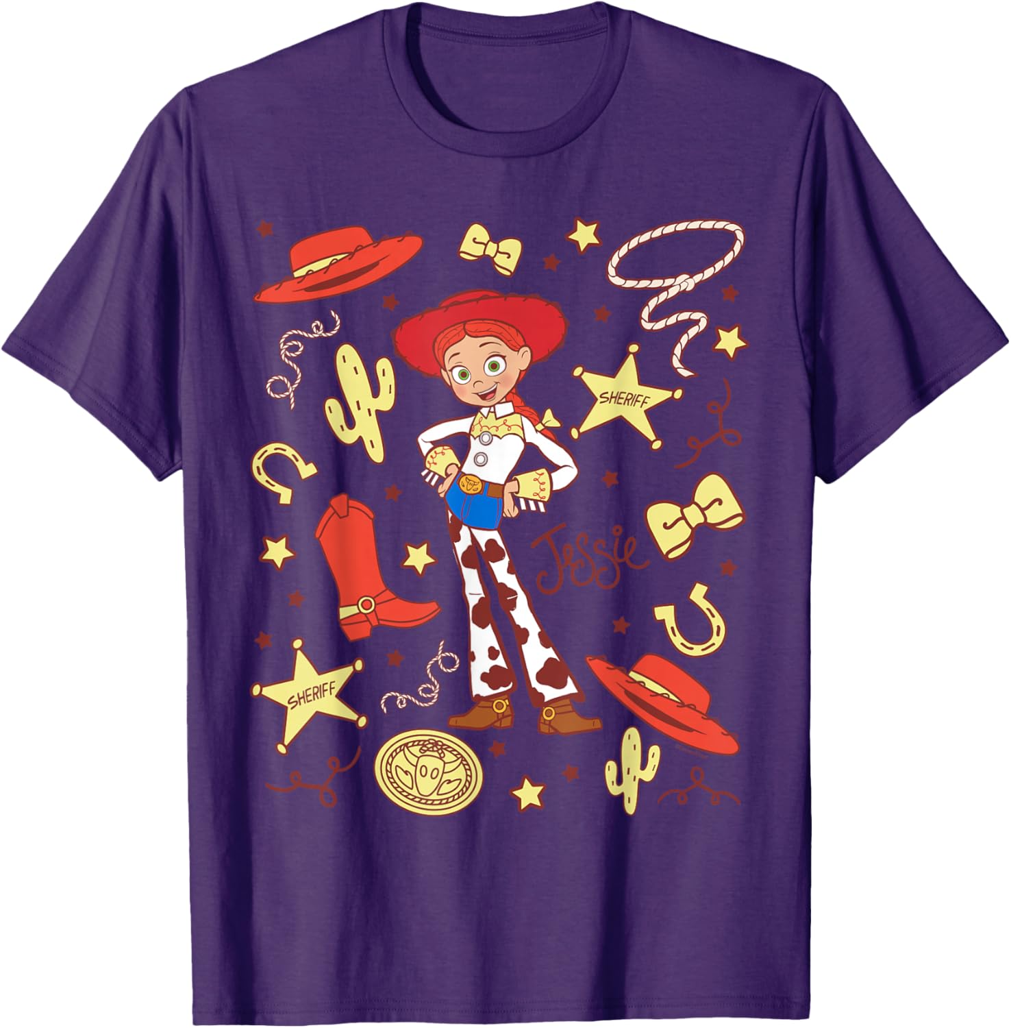 Toy Story Jessie Cowgirl Western Spirit T-Shirt for Kids and Adults - 1