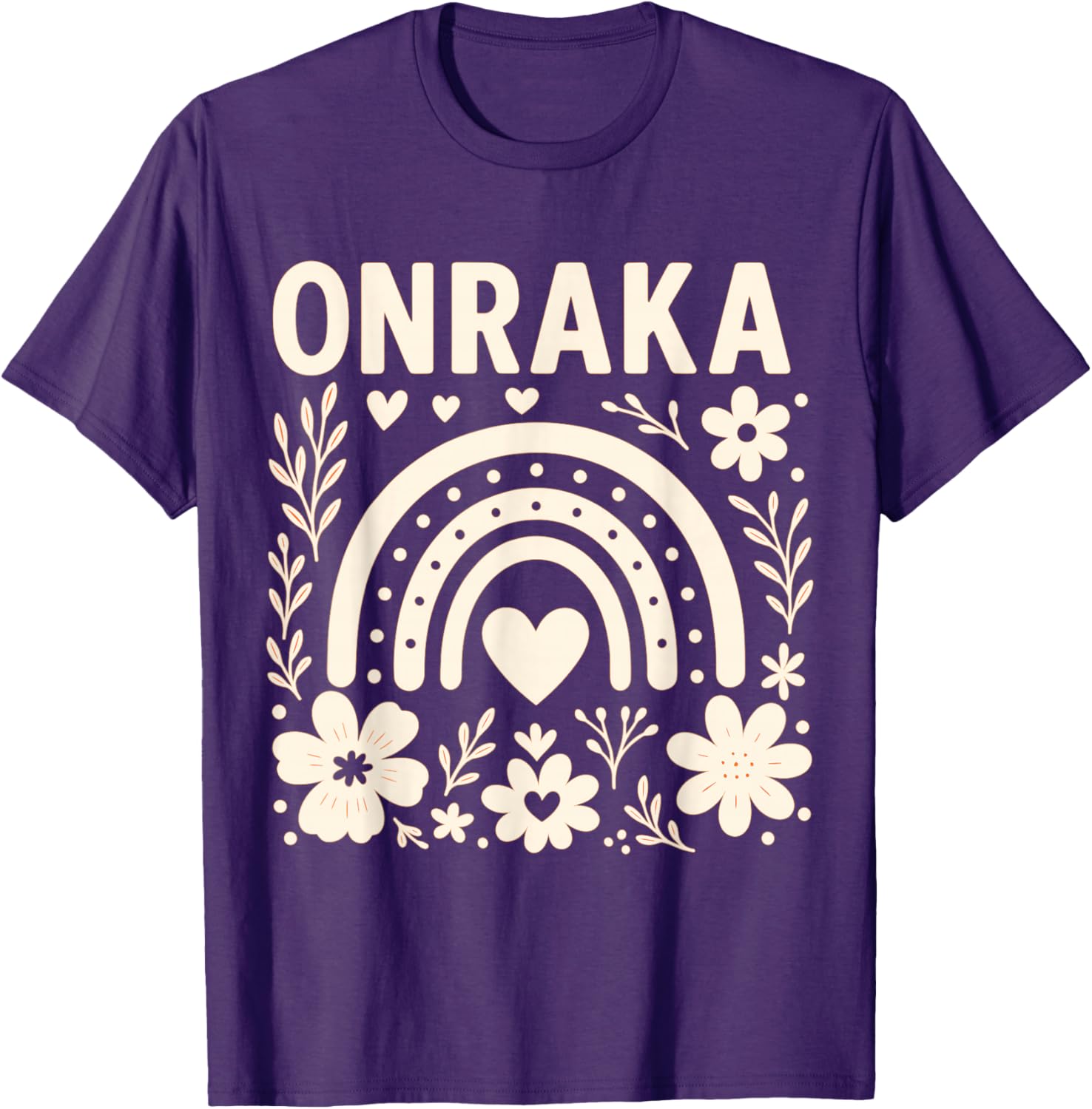 Onraka Bright Orange Rainbow Spirit T-Shirt for Colorful Style Lovers - 10