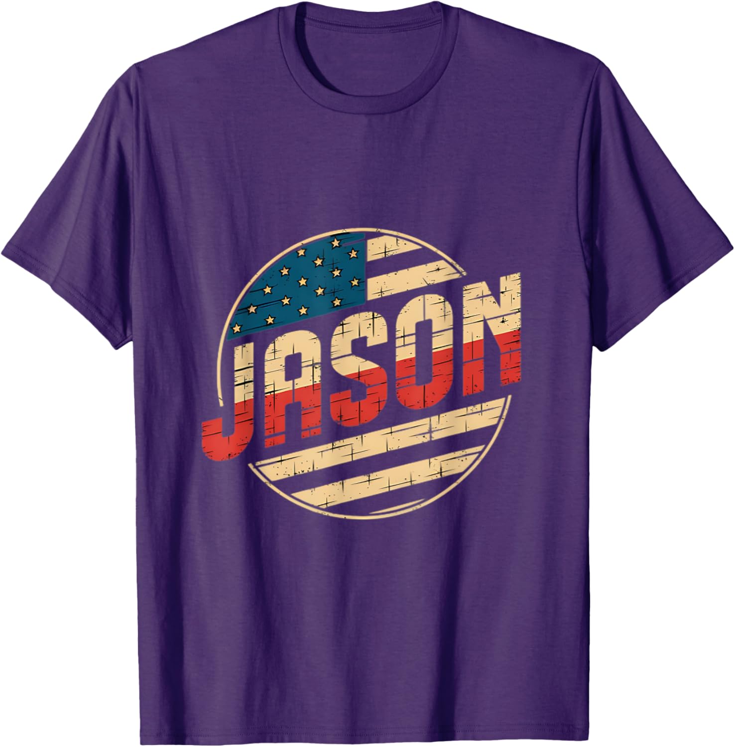 Personalized USA Flag Patriot T-Shirt for JASON - Unique Gift Idea - 10