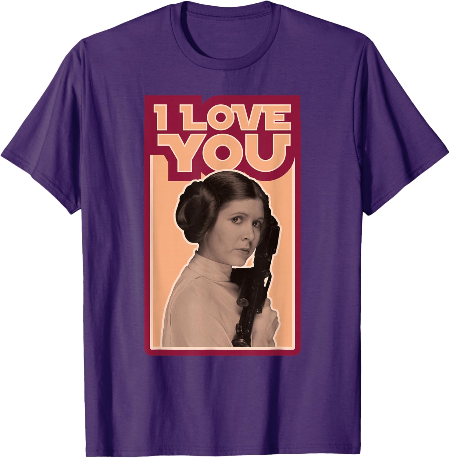 Star Wars Valentine's Day Princess Leia I Love You Vintage T-Shirt - 11