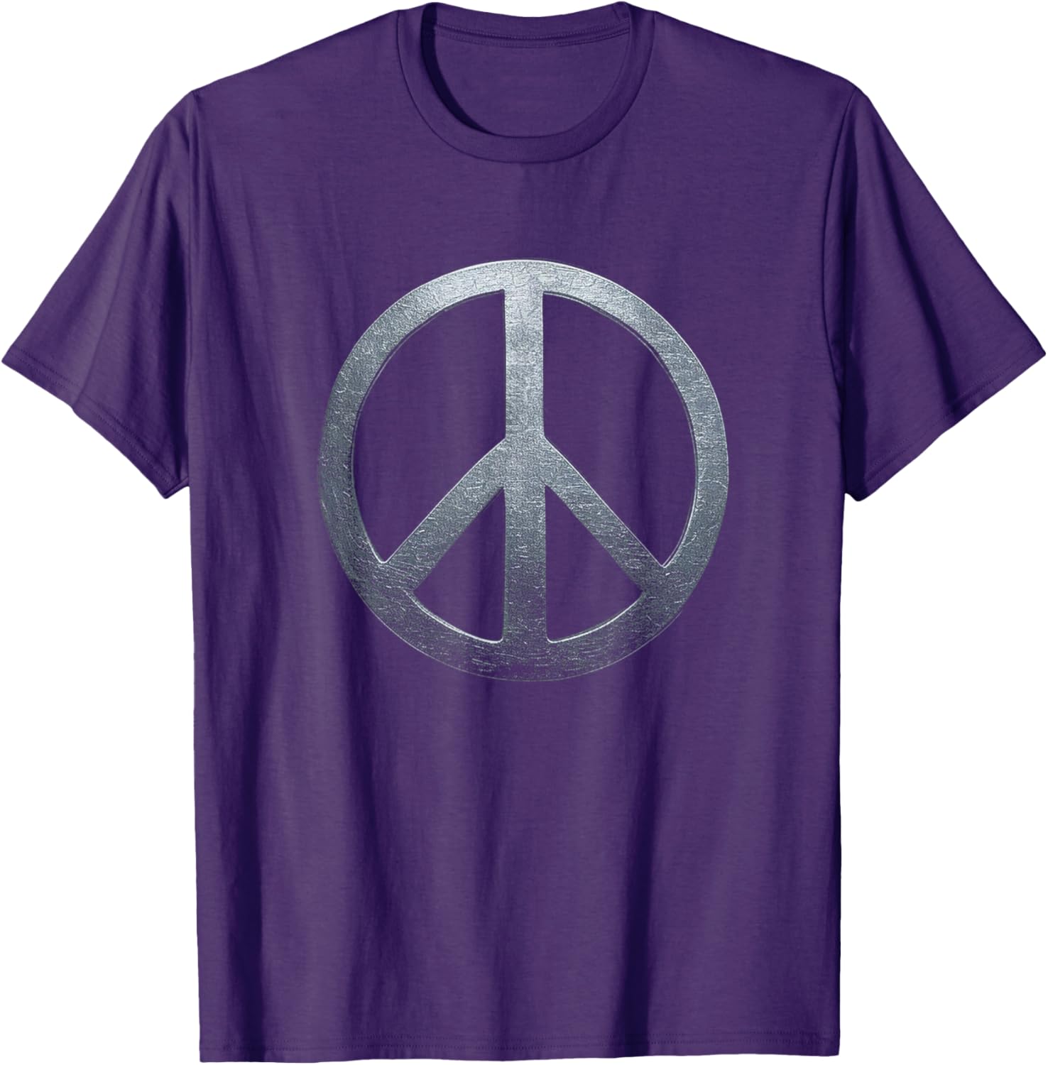 Weathered Stone Peace Sign T-Shirt for Comfortable, Stylish Everyday Wear - 26