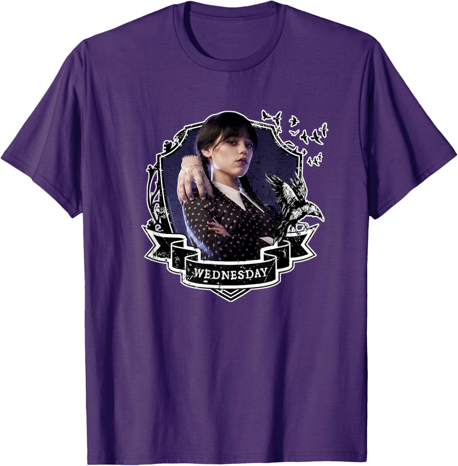 Wednesday Nevermore Graphic T-Shirt for Fans of Iconic Wednesday Style - 9