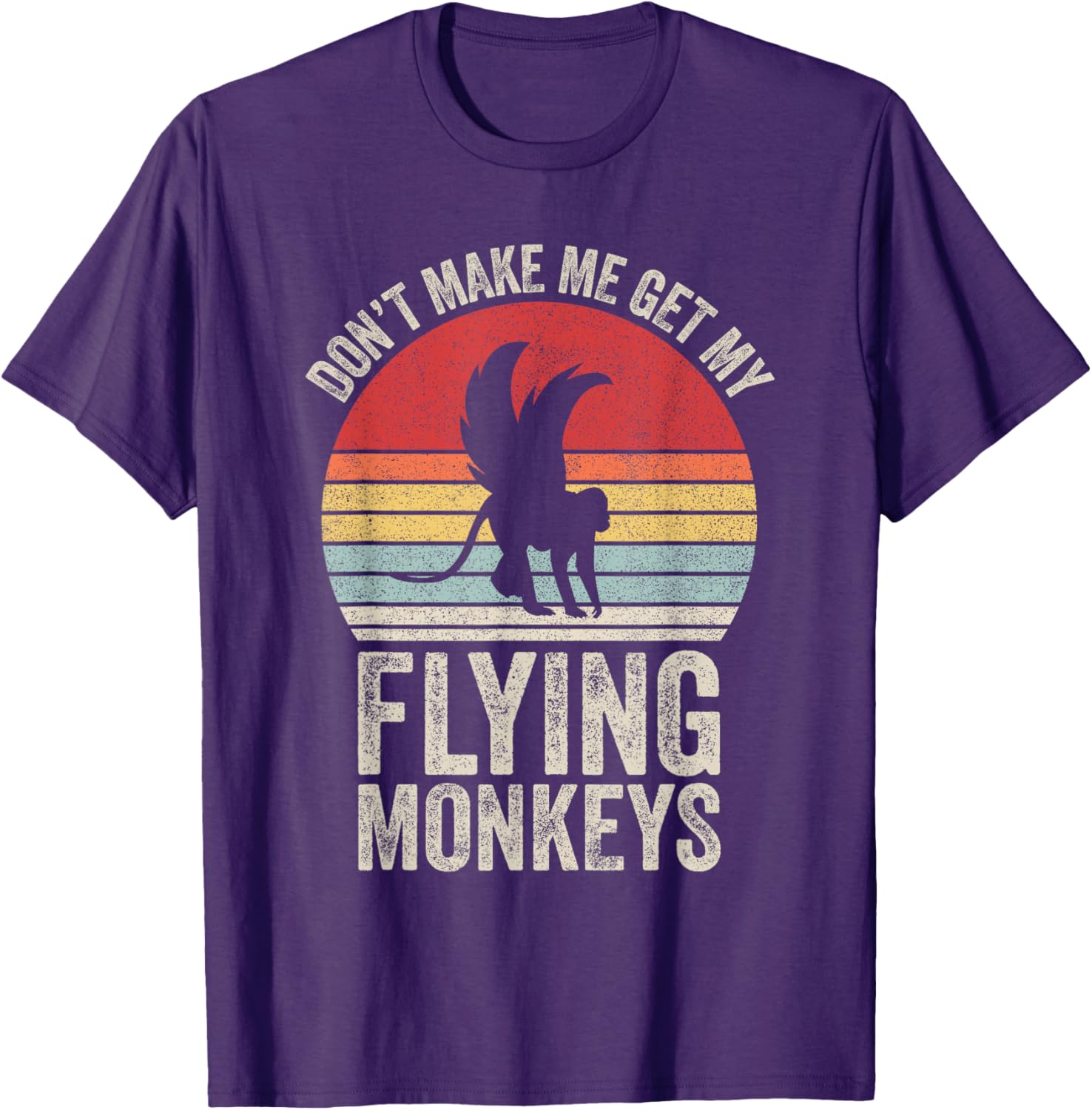 Vintage Retro Flying Monkeys T-Shirt for Fun Lovers and Gift Ideas - 9