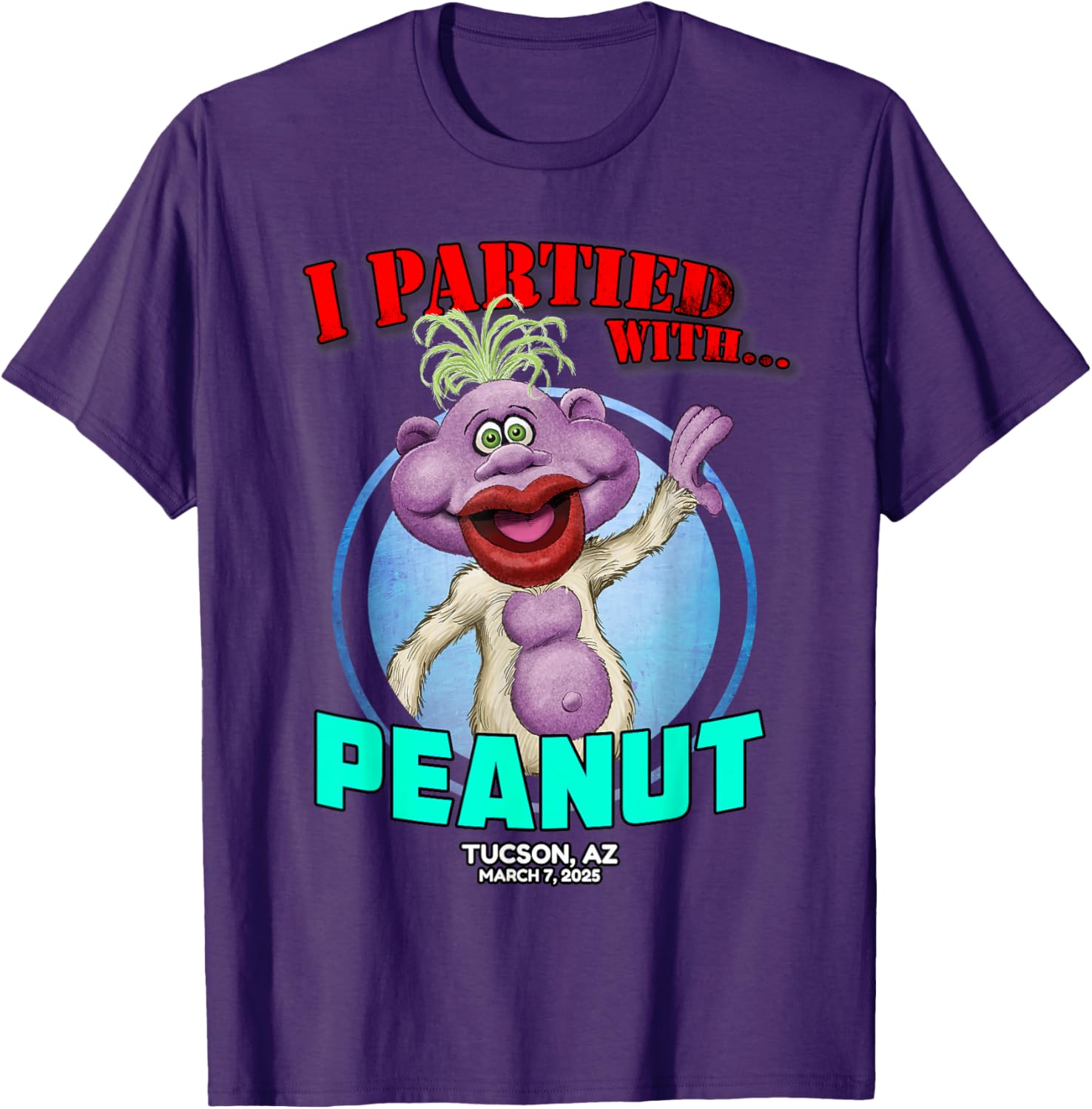 Peanut Tucson AZ 2025 T-Shirt Fun Graphic Tee for Casual Style - 10