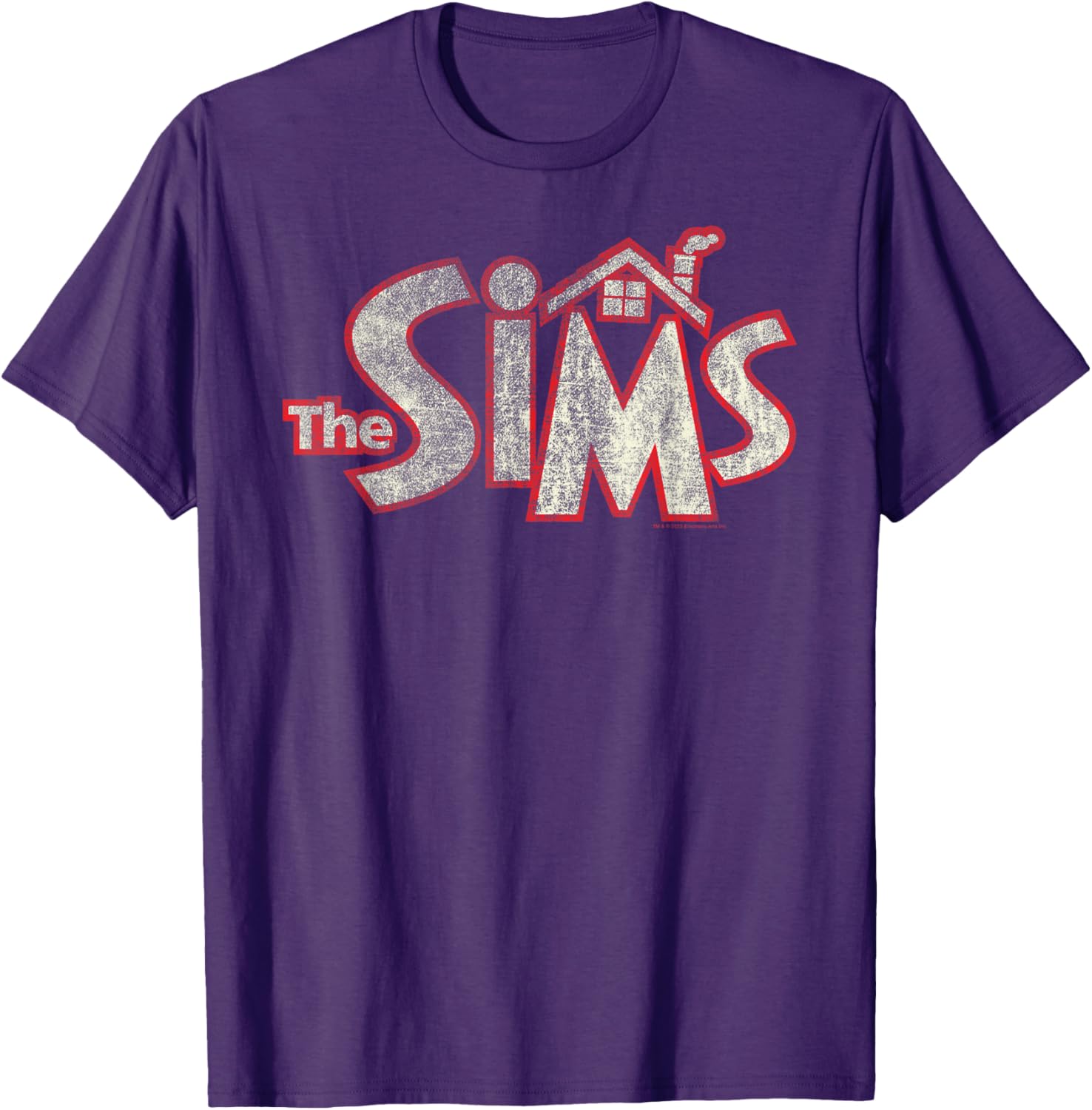Vintage Distressed The Sims Logo T-Shirt for Gamers and Fans - 1