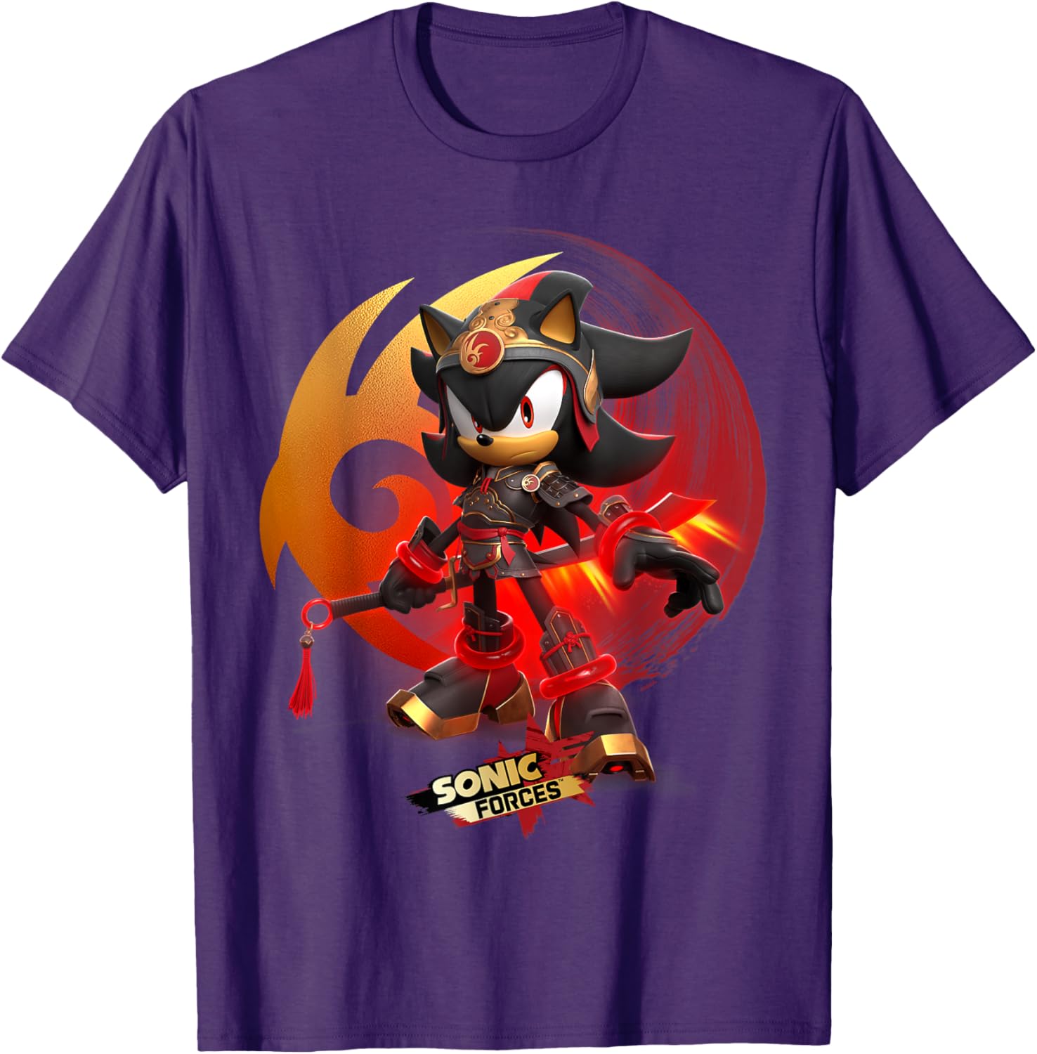 Sonic Forces Warrior Shadow T-Shirt for Fans of Sonic Adventures - 8