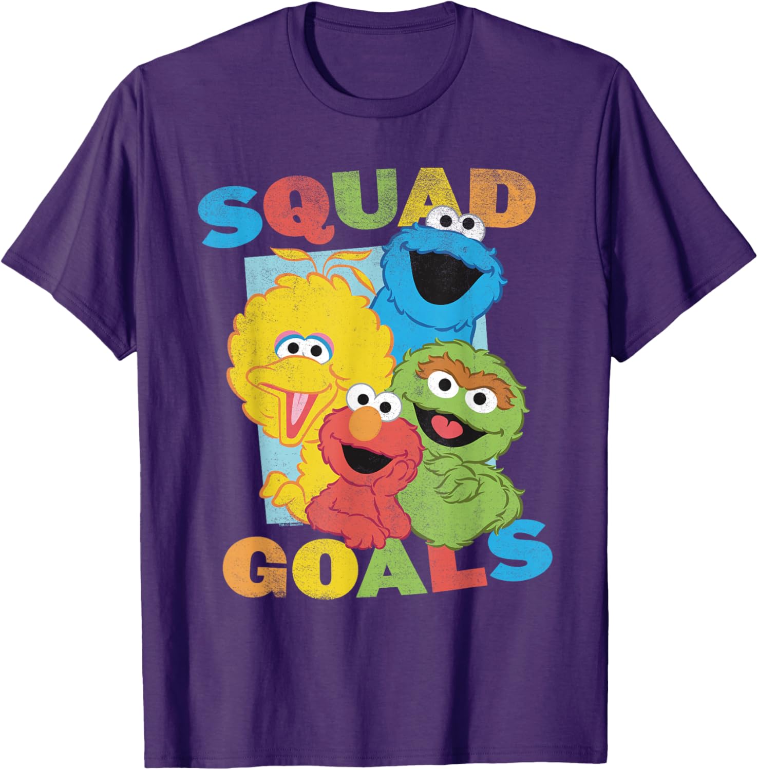 Sesame Street Squad Goals T-Shirt for Fun and Friendship Apparel - 4