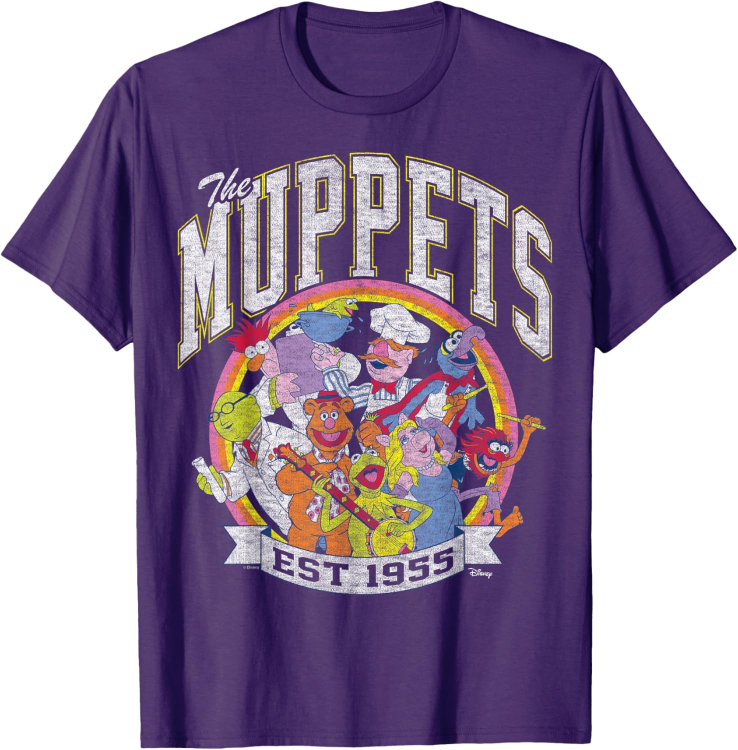 The Muppets Collegiate Group T-Shirt for Fans of Classic Characters - 5