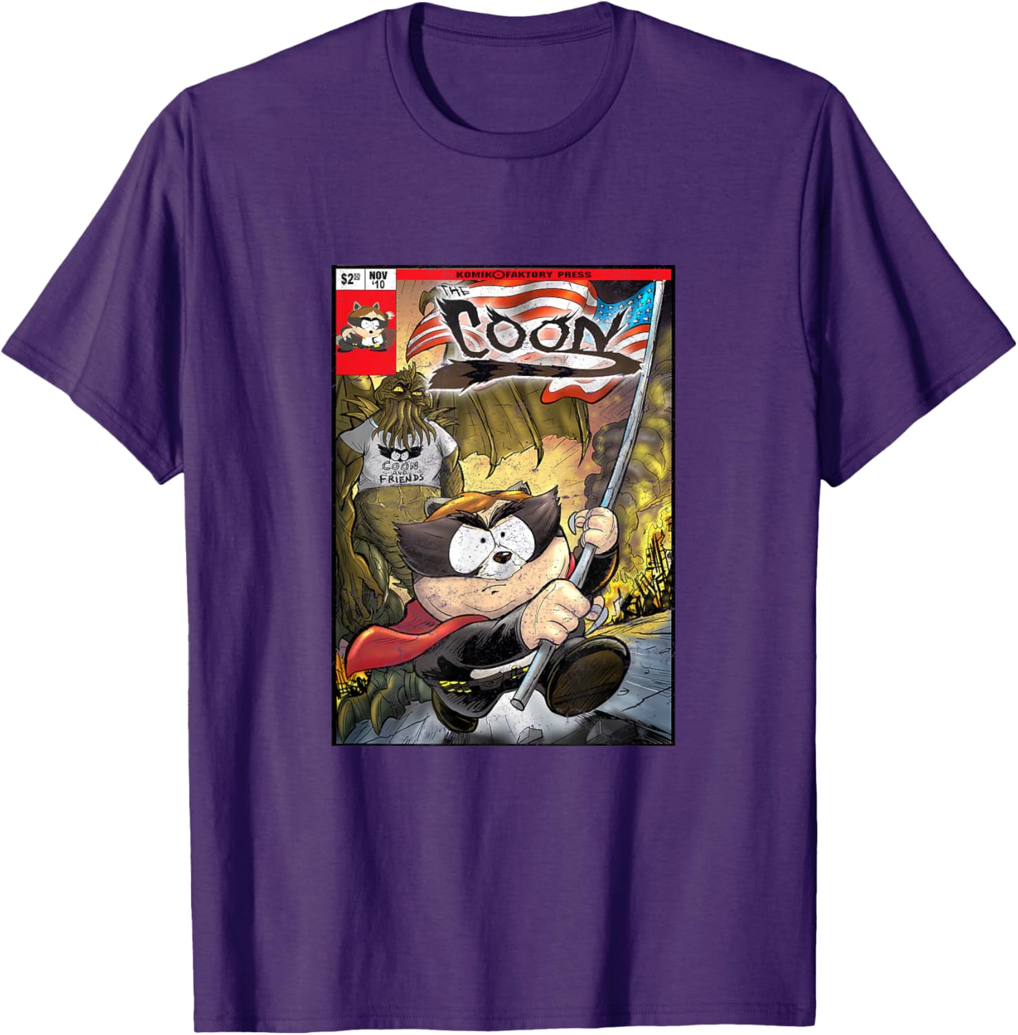 South Park Coon And Friends Comic Cover T-Shirt for Fans and Collectors - 5