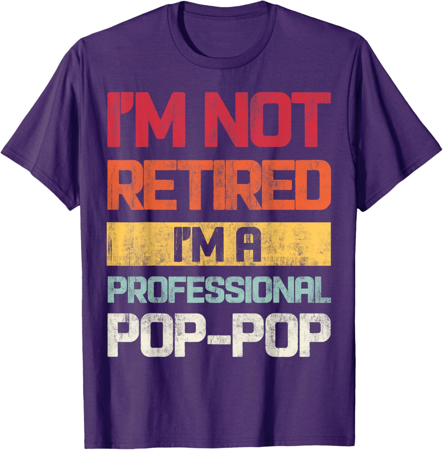 Professional Grandad Retro T-Shirt Fun Gift for Grandpa's Wardrobe - 6