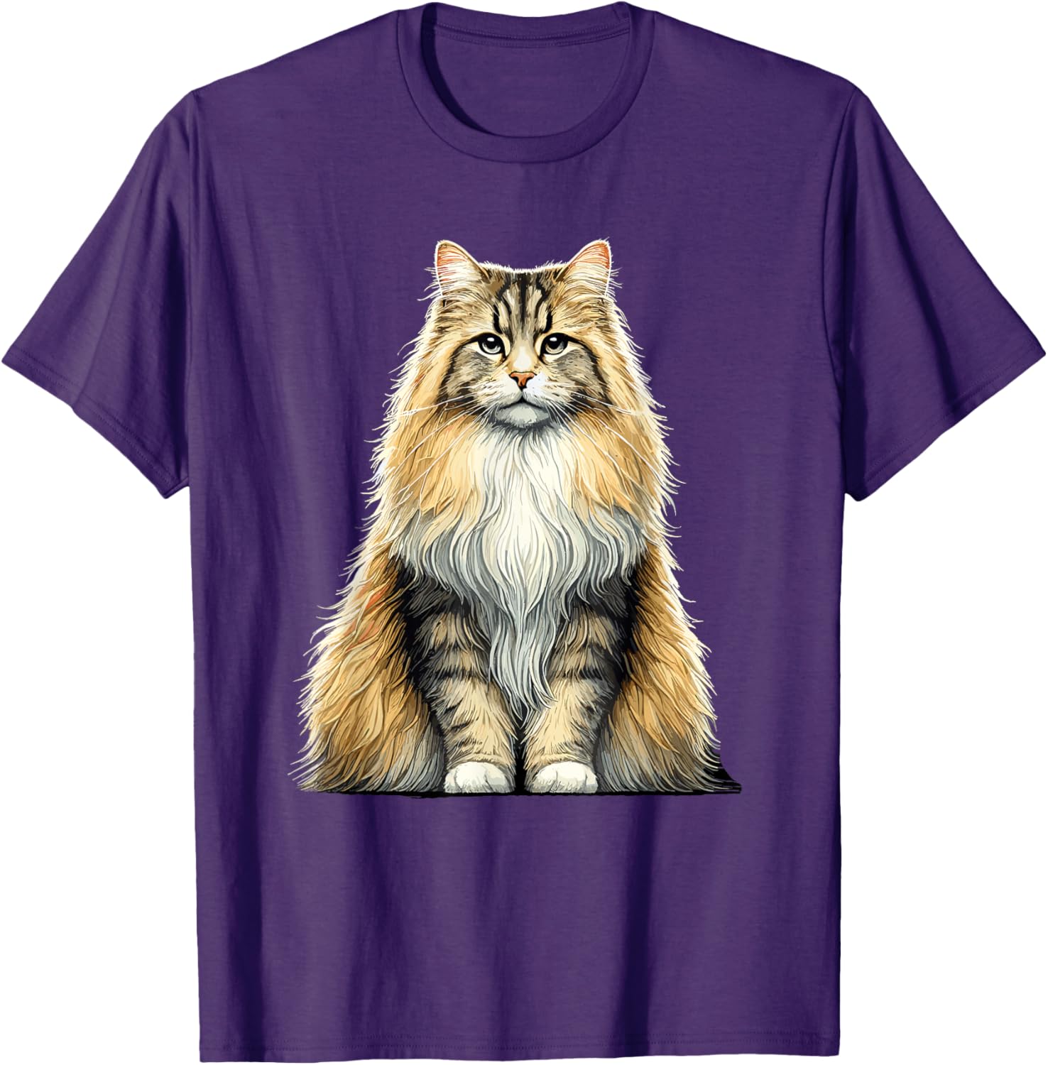 Norwegian Forest Cat T-Shirt for Cat Lovers - Cute and Comfy Design - 27