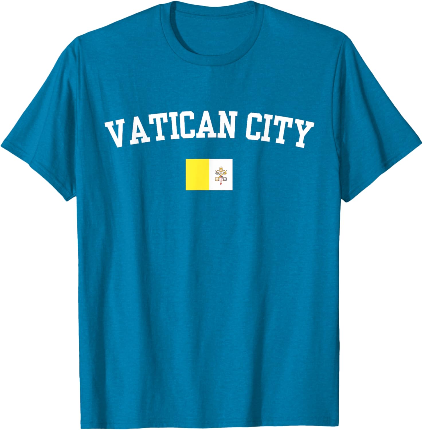 Vatican City Flag Travel T-Shirt Perfect for Souvenir Lovers - 3