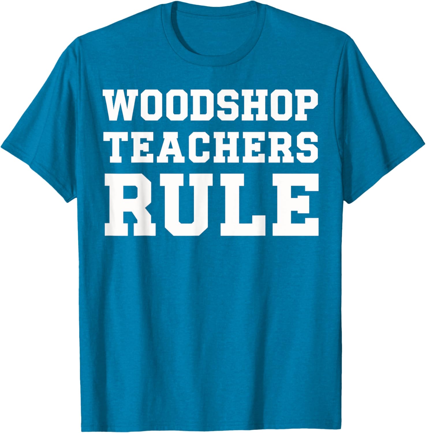 Funny Woodshop Teacher T-Shirt for Women in Industrial Arts Class - 1