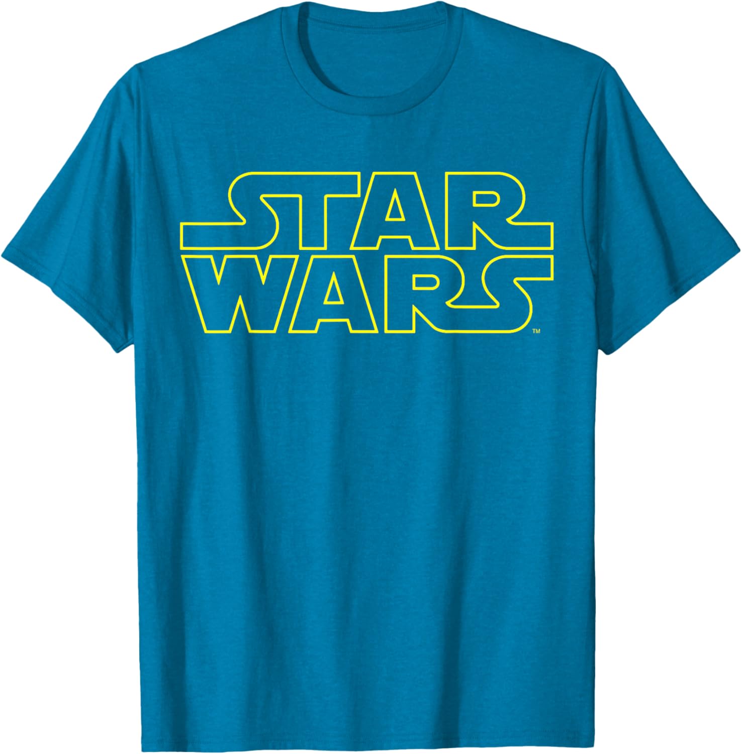 Star Wars Simple Title Logo T-Shirt for Fans | Disney+ Apparel - 8