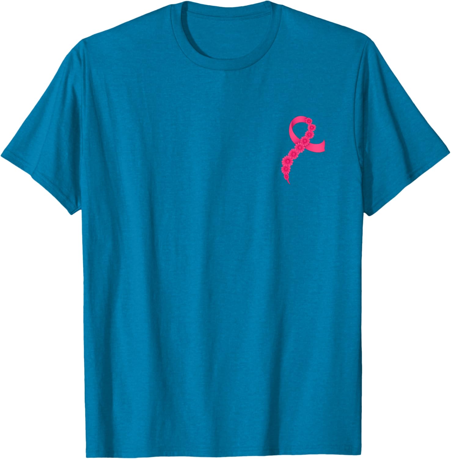 Support Breast Cancer Awareness with Pink Ribbon T-Shirt for Men and Women - 23