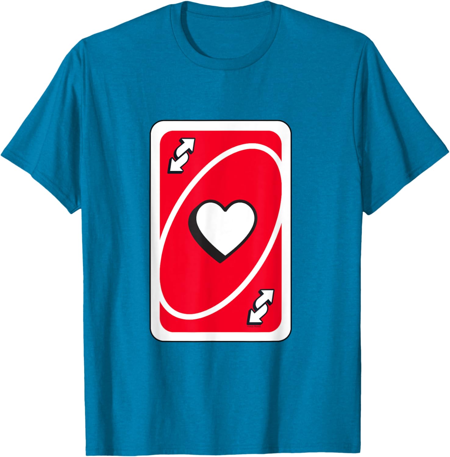 UNO Valentine's Day Red Reverse Card T-Shirt for Fun Celebrations - 17