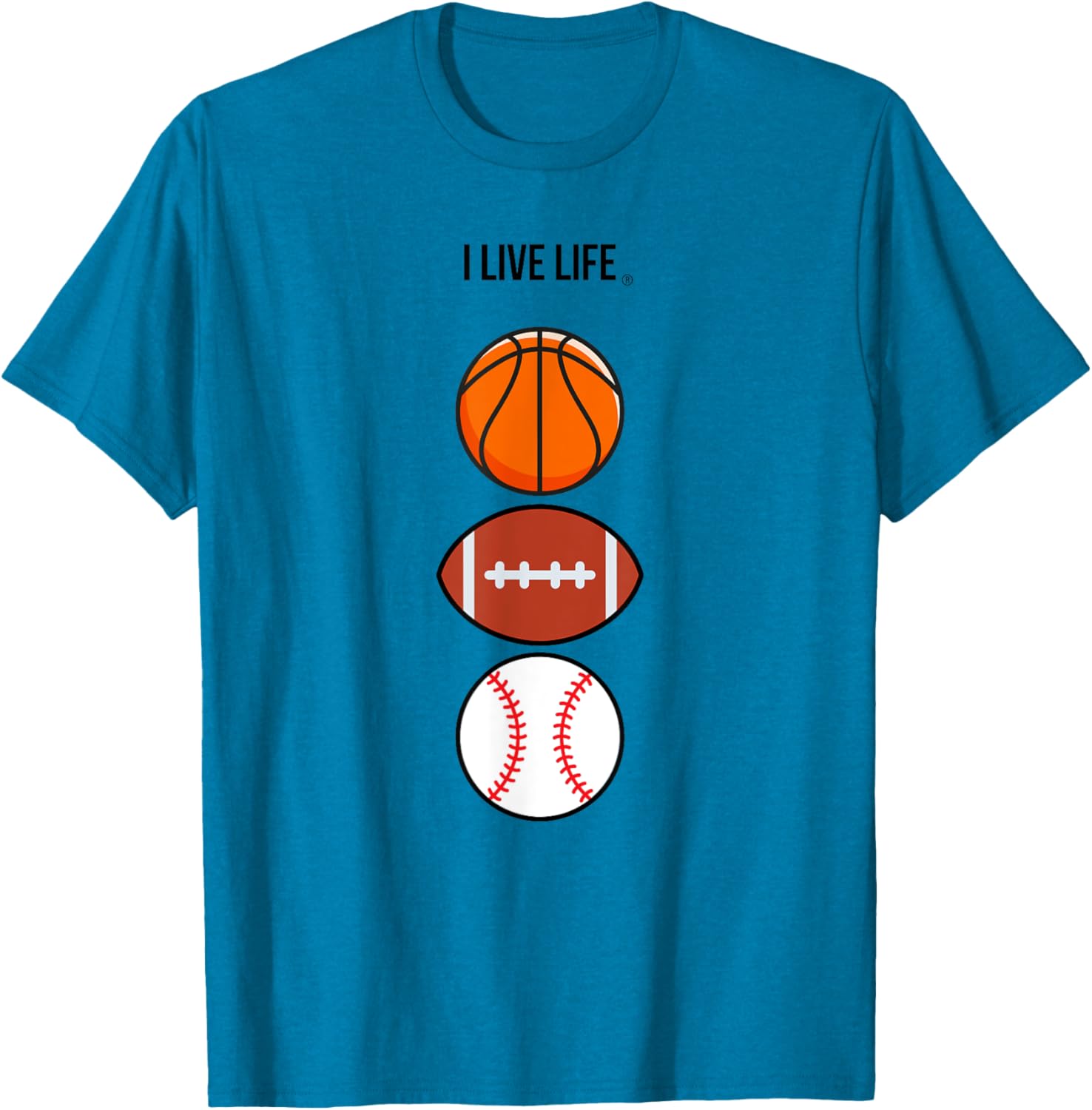 Ultimate Sports Fan T-Shirt for Basketball Football Baseball Lovers - 25