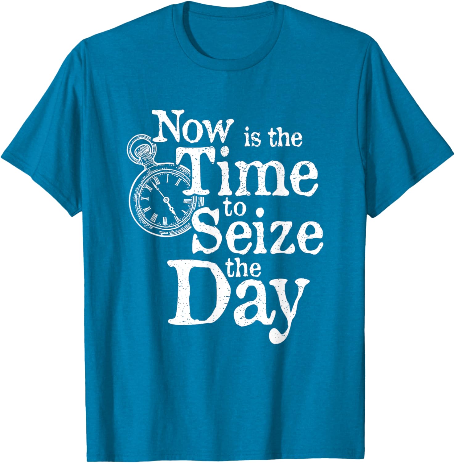 Seize the Day Motivational Quote T-Shirt for Back to School Fun - 2
