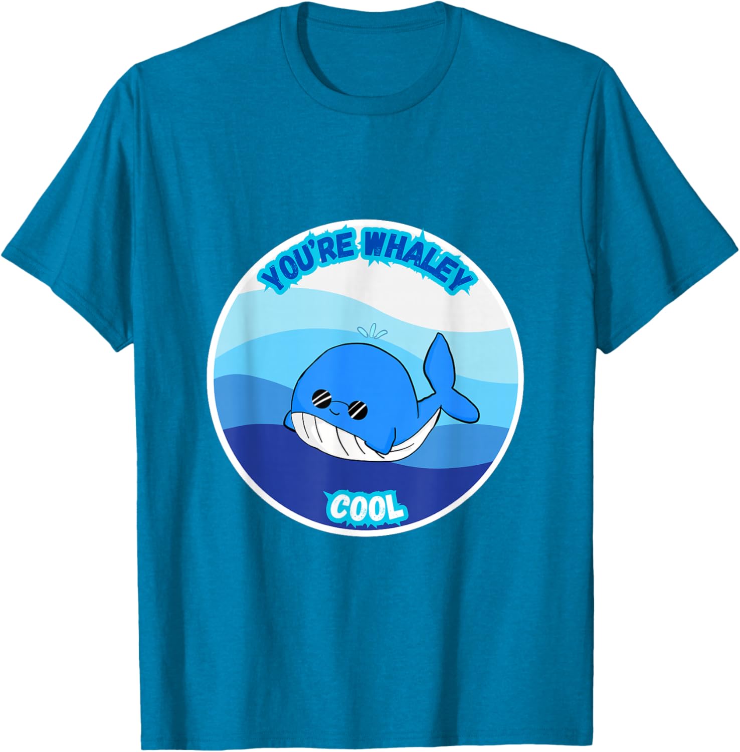 Whaley Cool Whale Graphic Tee Perfect for Ocean Lovers and Casual Wear - 17