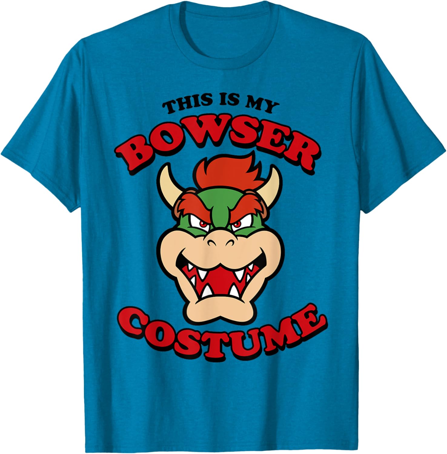 Super Mario Bowser Costume Graphic T-Shirt for Ultimate Fans - 1