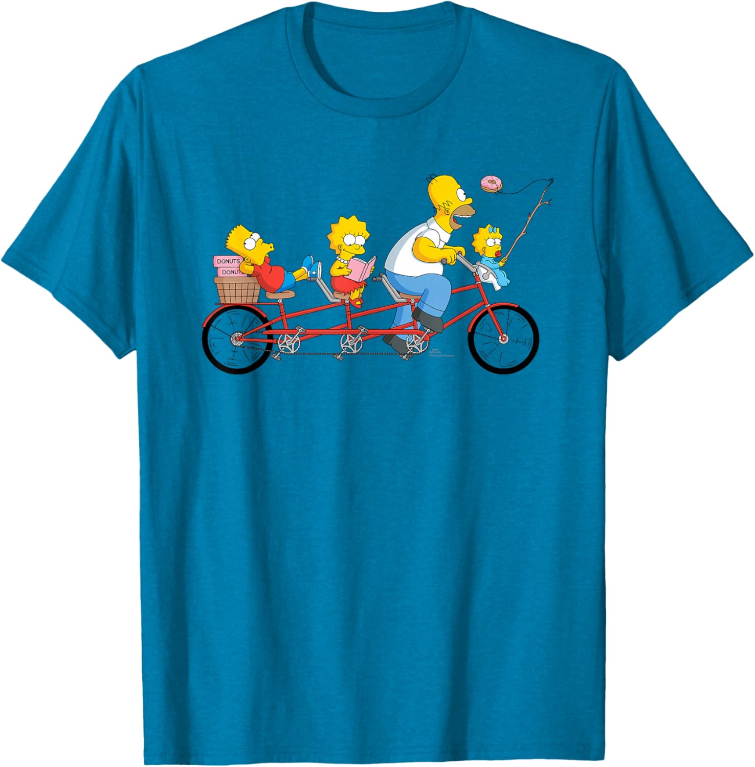 The Simpsons Father's Day Homer Kids Bike Ride T-Shirt for Dad - 21