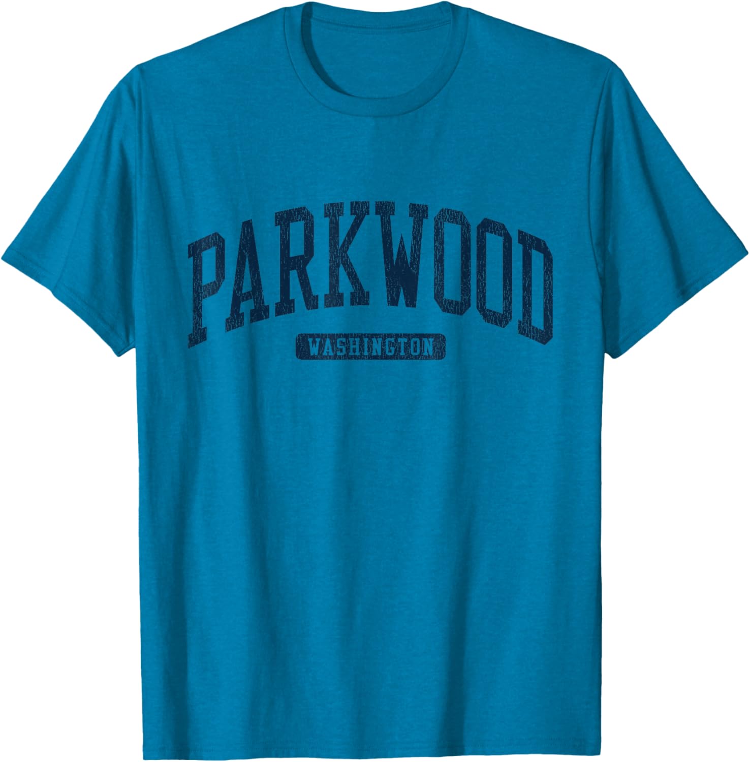 Parkwood College University Style Blue T-Shirt for Comfortable Casual Wear - 9