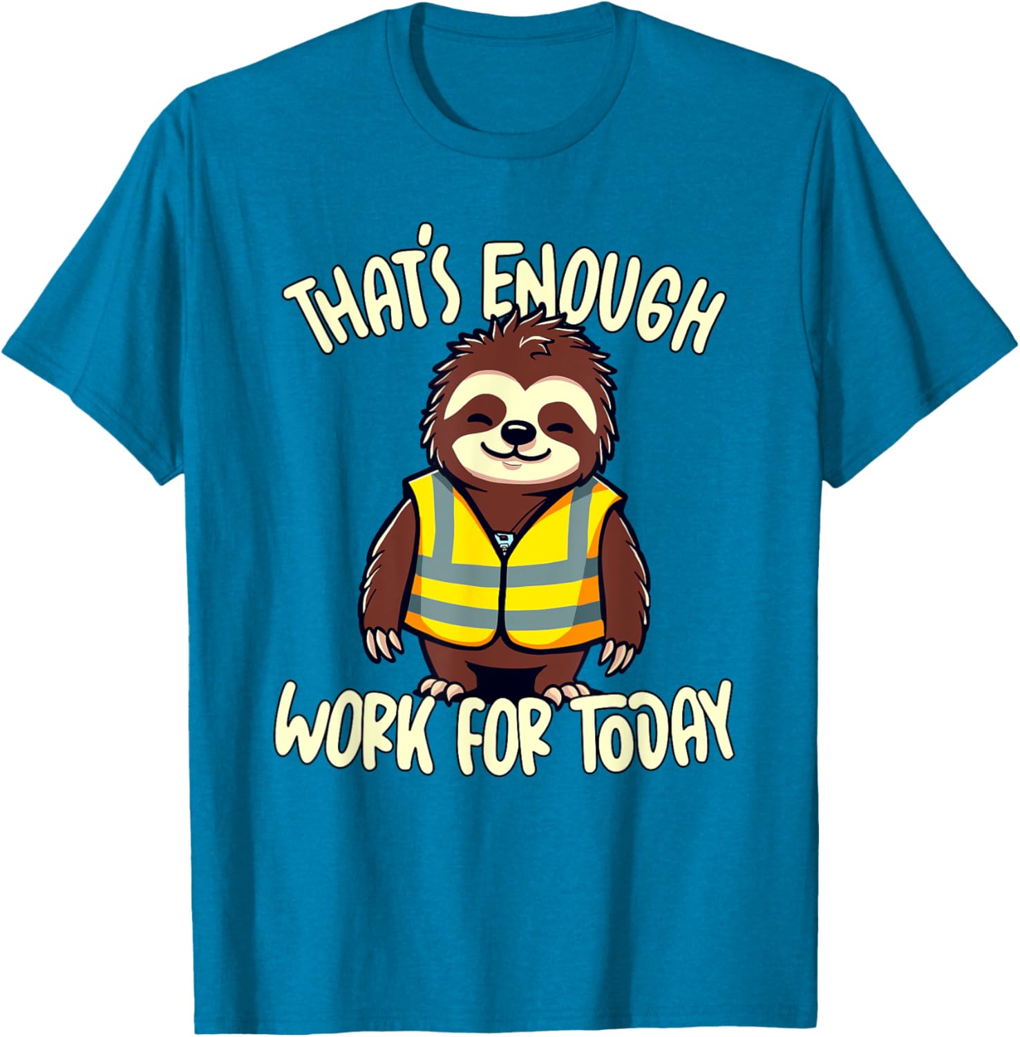 Sloth Lazy Coworker T-Shirt Perfect for a Relaxed Workday Vibes - 25
