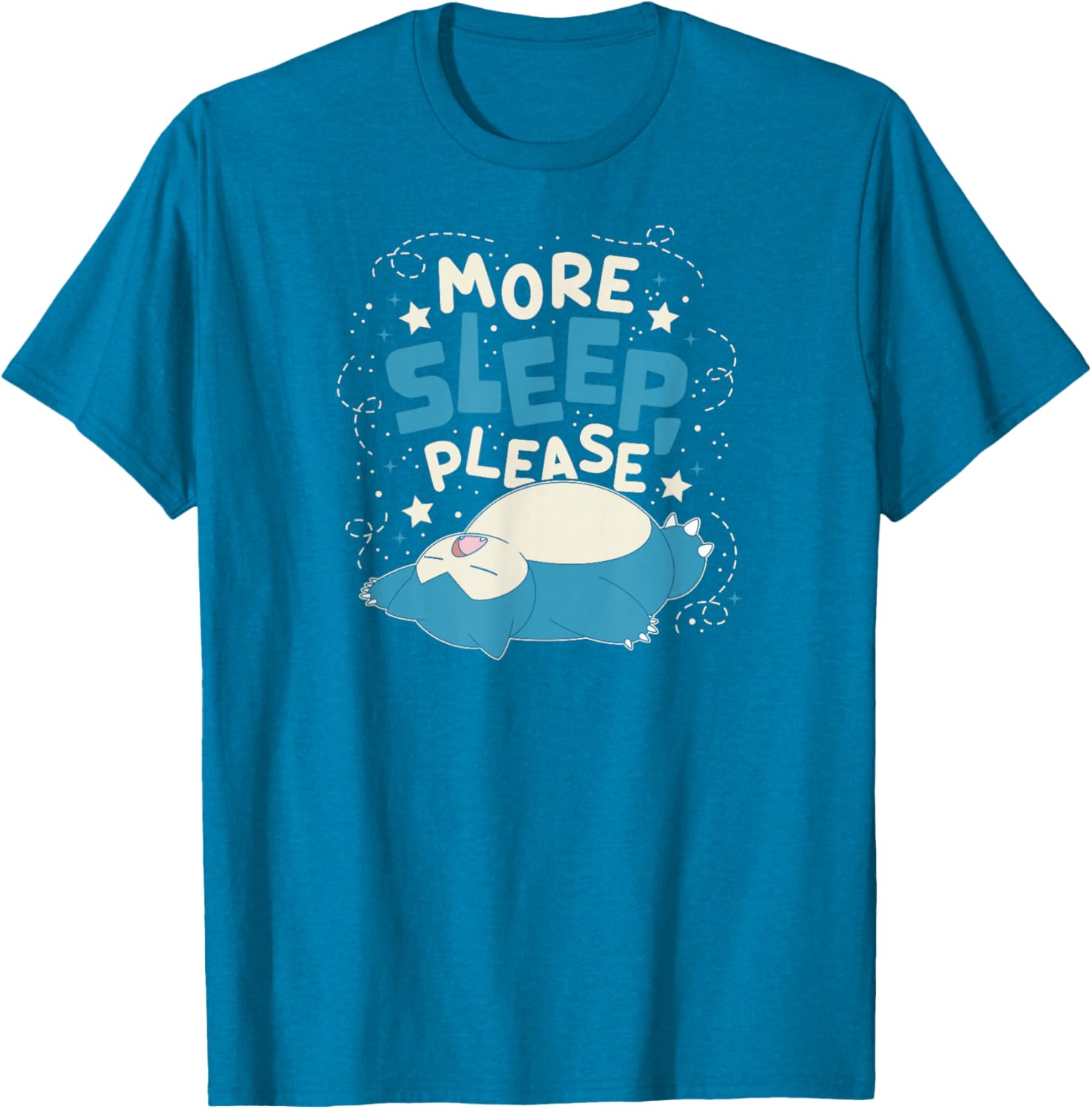Snorlax More Sleep Please T-Shirt for Pokémon Fans - Comfy and Cute - 5