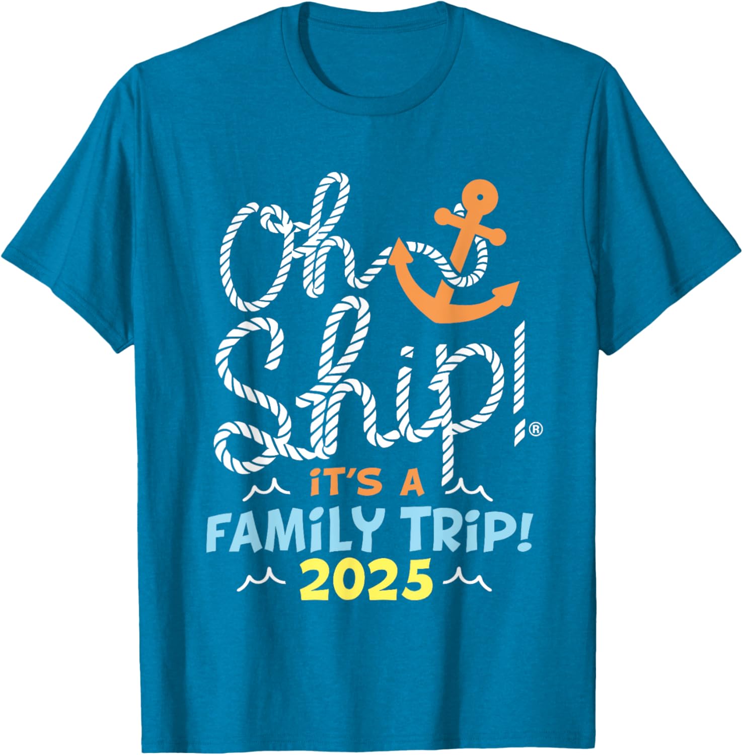Oh Ship It's a Family Trip 2025 Matching Cruise T-Shirt for All Ages - 4