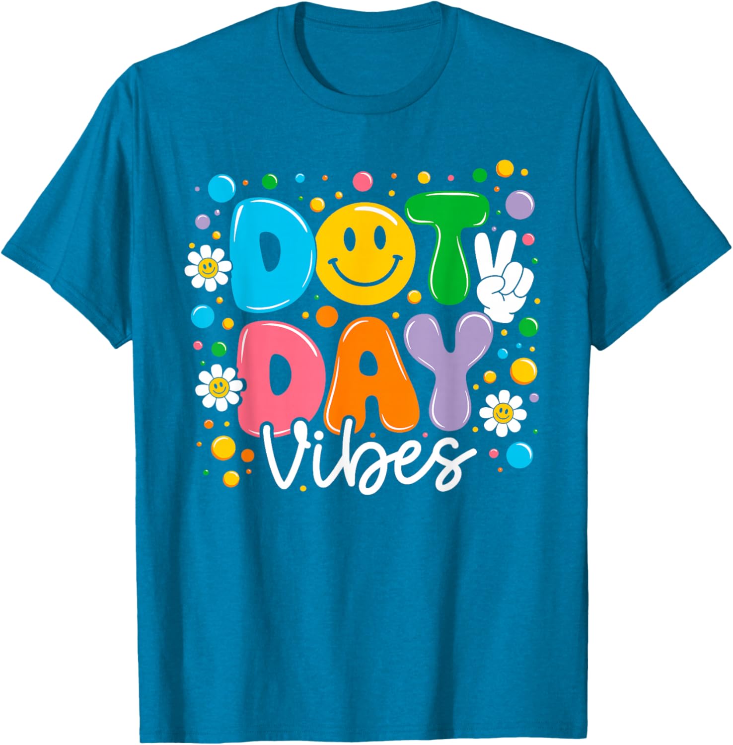 Happy Dot Day 2025 Colorful Polka Dot T-Shirt for Kids and Teachers - 24
