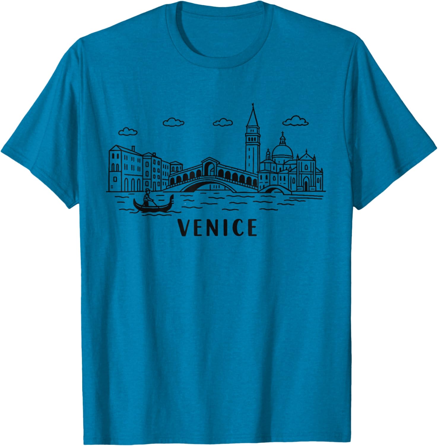 Venice Skyline T-Shirt Italy Souvenir Perfect for Travel Lovers - 3