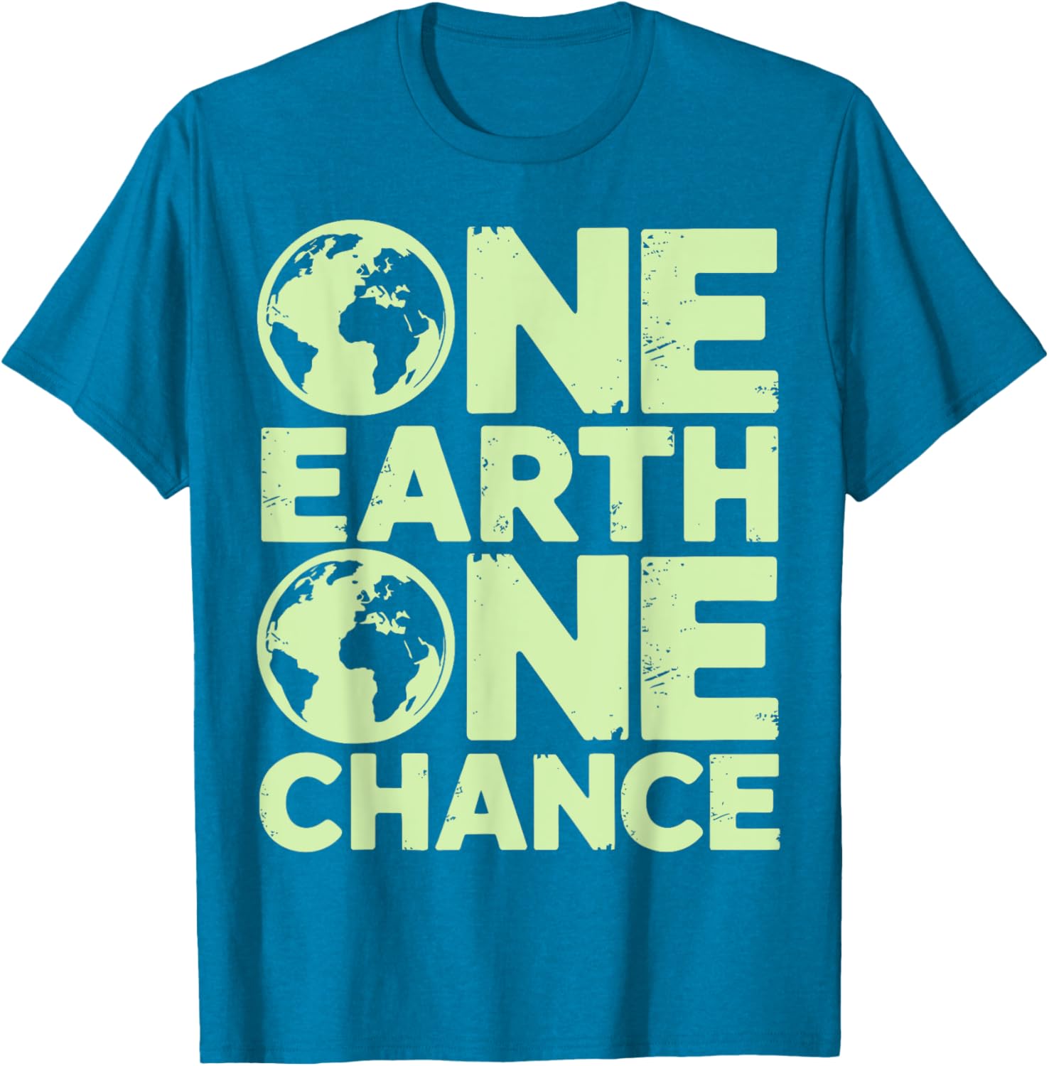 One Earth One Chance Save Earth Day T-Shirt for Eco-Friendly Fun - 5