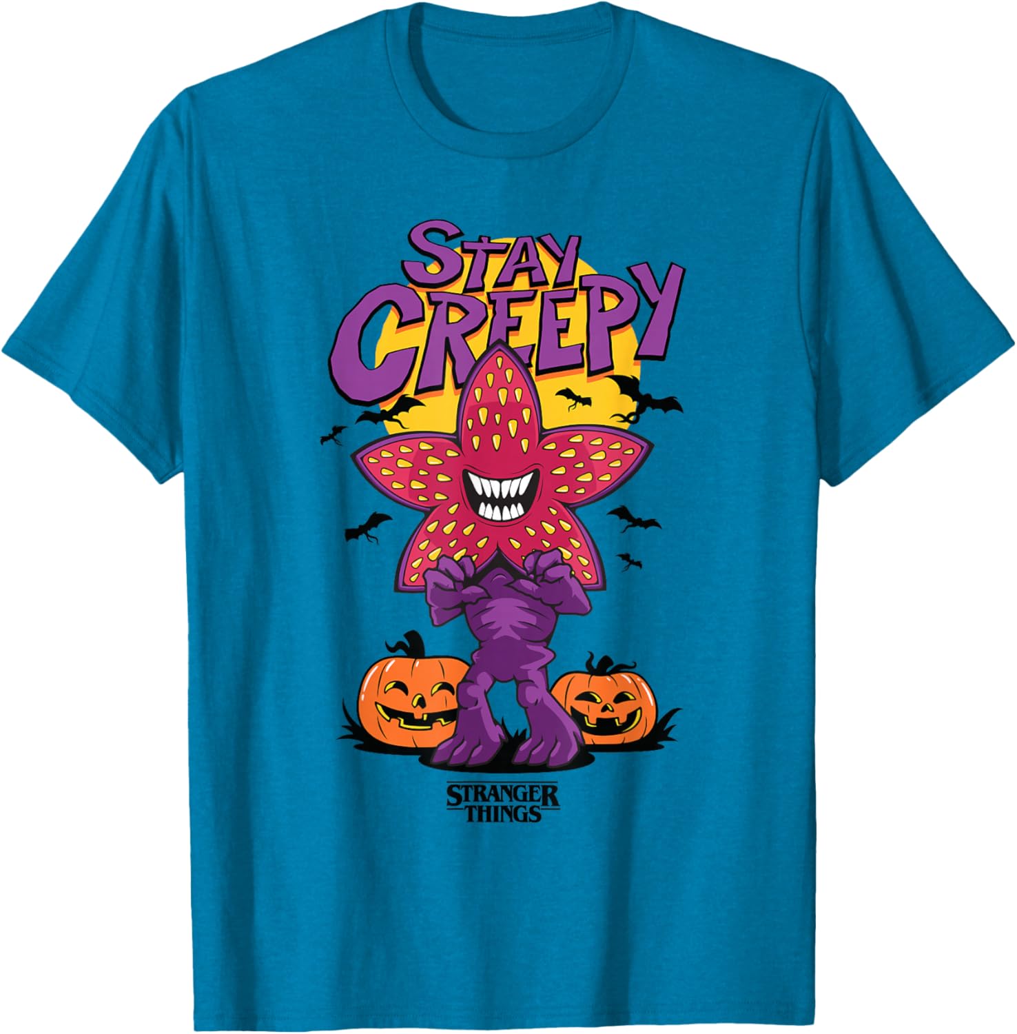 Stay Creepy Cute Demogorgon Smile Poster T-Shirt for Stranger Things Fans - 10