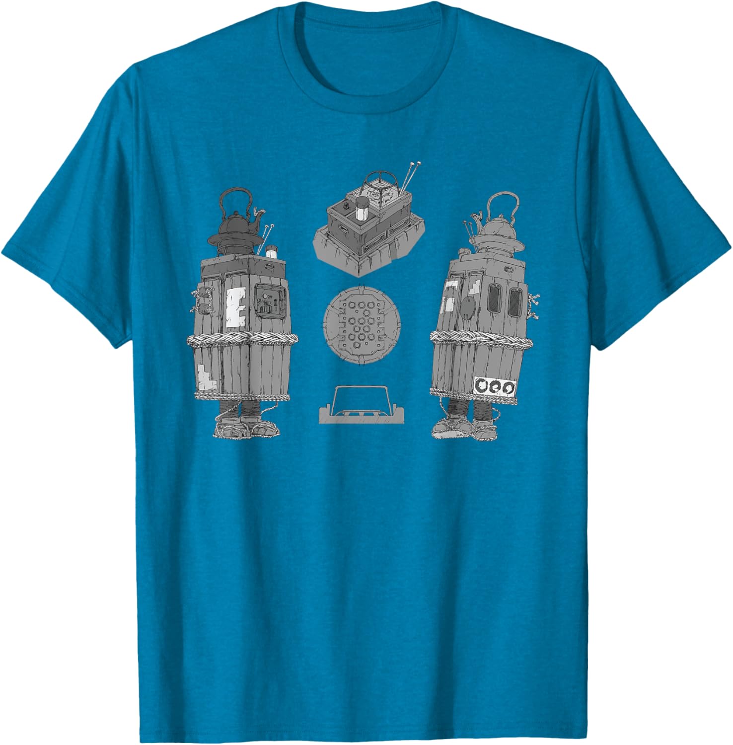 Star Wars Visions The Duel Tea House GNK Droid T-Shirt for Fans - 12
