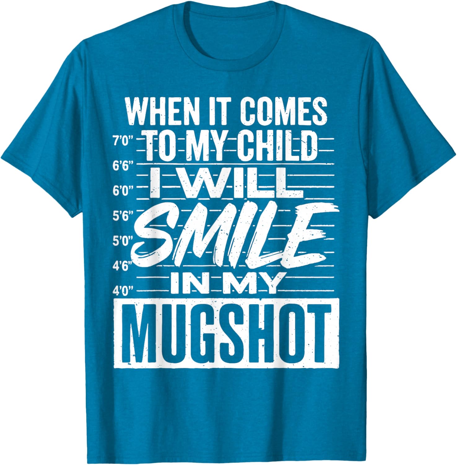 Smile Mugshot T-Shirt for Moms - Funny Parenting Apparel Gift - 2