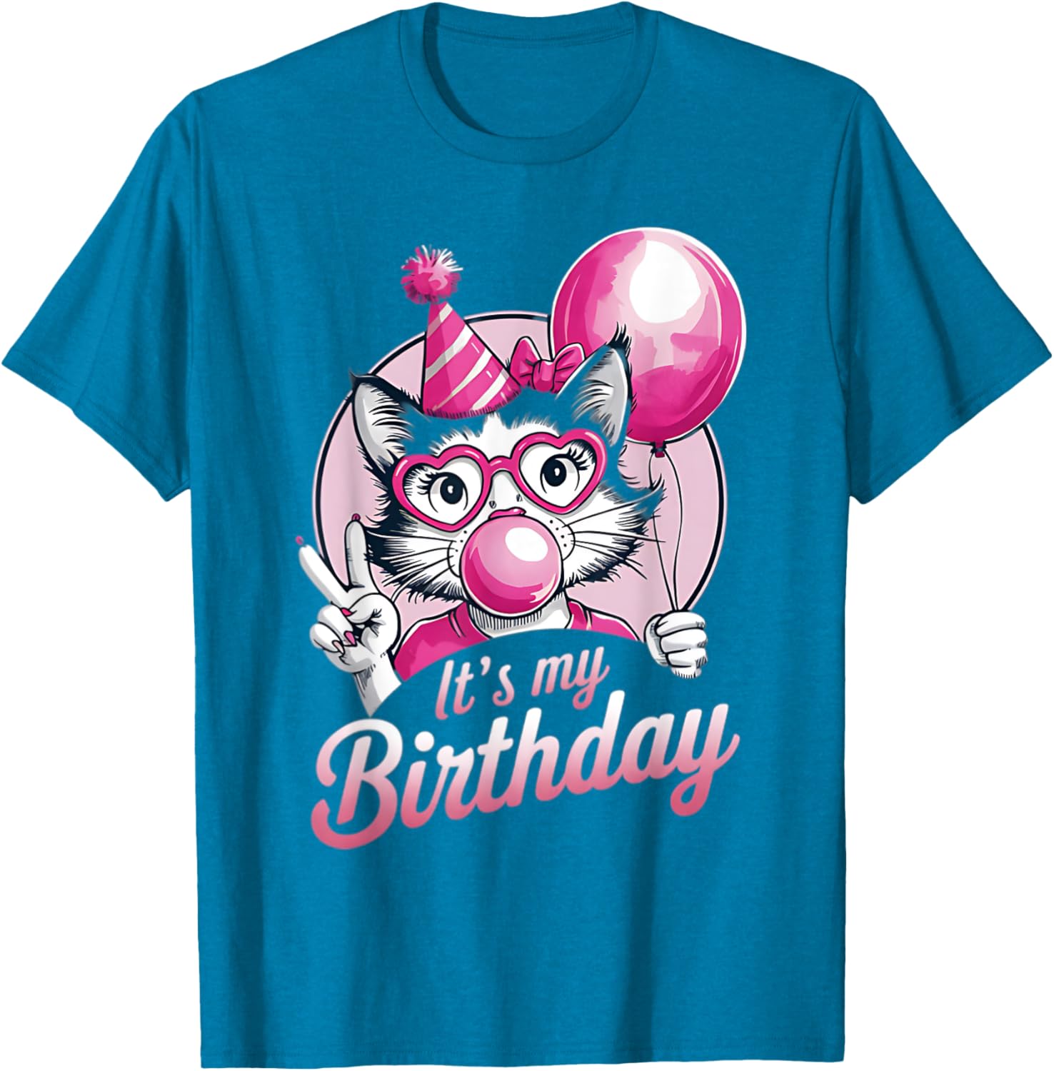 Retro Vintage Monkey Birthday Girls T-Shirt Fun Party Apparel - 2