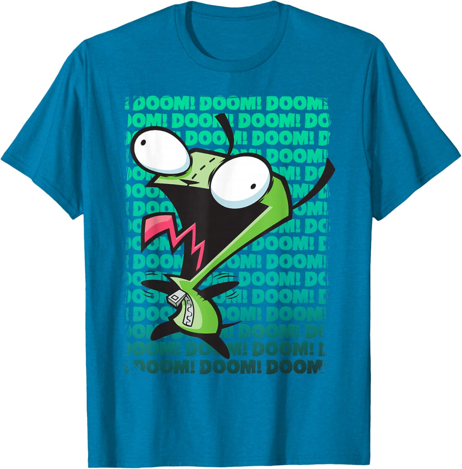 Nickelodeon Invader Zim GIR Impending DOOM Song T-Shirt for Fans - 7